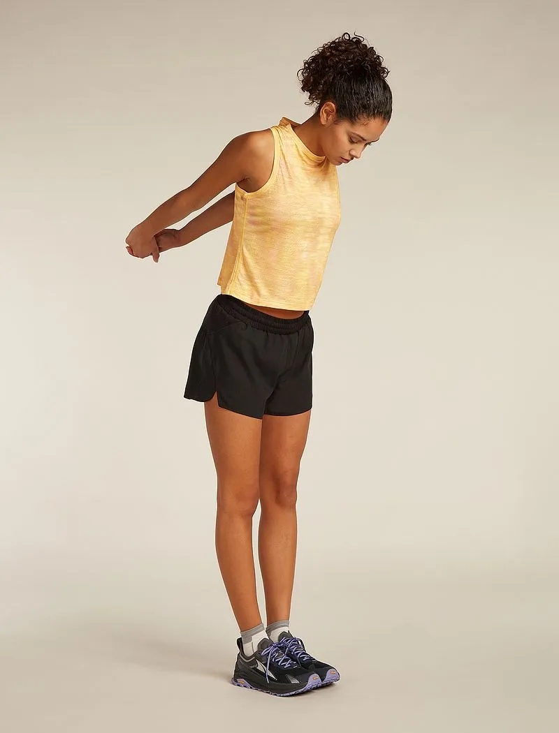 Icebreaker Merino Blend 125 Cool-Lite™ Speed Tank Fusion - Woman - Citrine - Size M sold by Icebreaker product image thumbnail 3