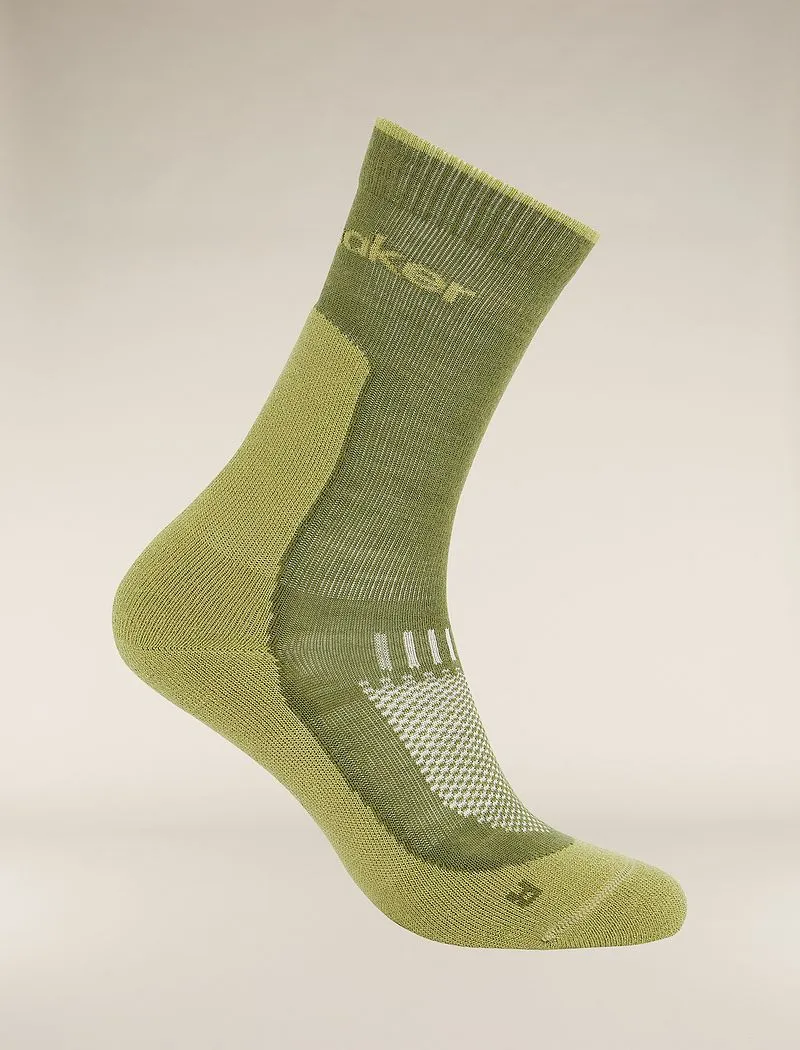 Icebreaker Merino Hike+ Light Crew Socks - Woman - Sphagnum/olive - Size L sold by Icebreaker product image thumbnail 2