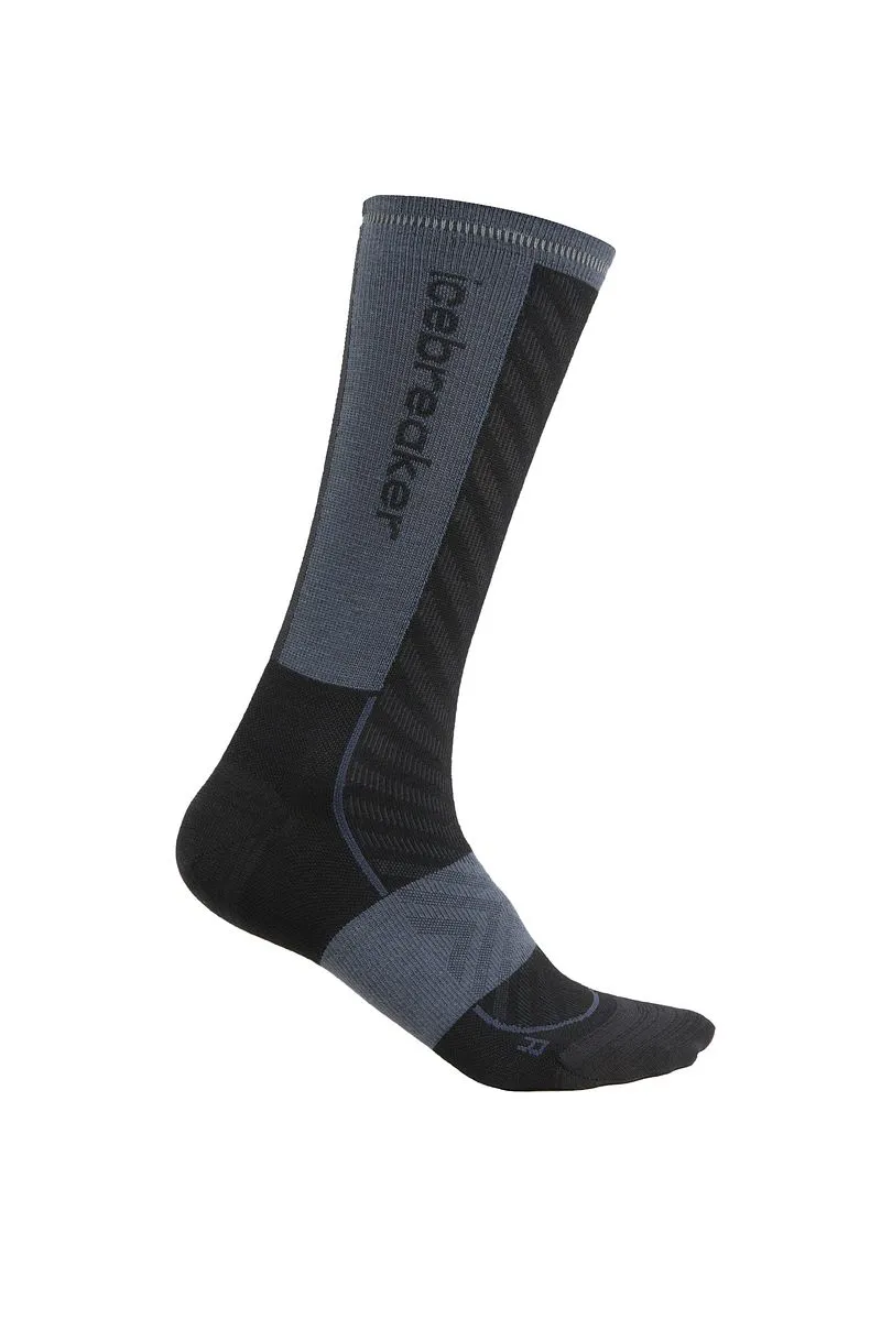 Icebreaker Merino Blend Run+ Ultralight Crew Socks - Woman - Black/graphite - Size L sold by Icebreaker product image thumbnail 3
