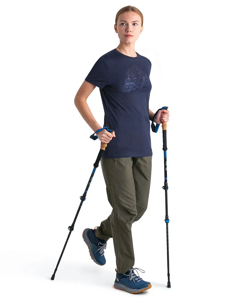 Icebreaker Merino 150 Tech Lite III T-Shirt Van Camp - Woman - Graphite - Size M sold by Icebreaker product image thumbnail 3