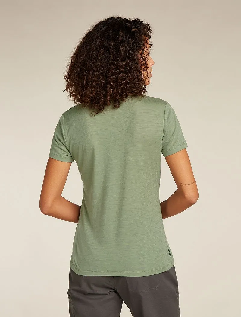 Icebreaker Merino 150 Tech Lite III T-Shirt Van Camp - Woman - Lichen - Size XS sold by Icebreaker product image thumbnail 2