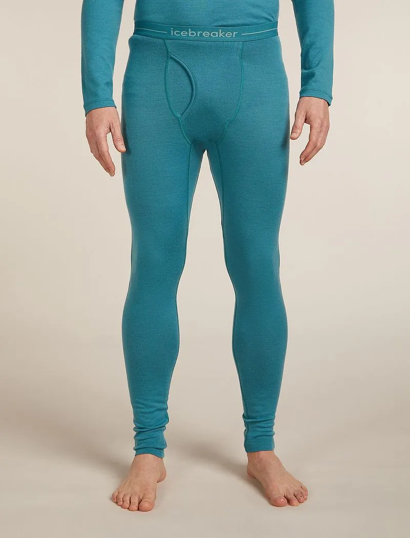 Icebreaker Merino 260 Tech Thermal Leggings wFly - Man - Topaz - Size M sold by Icebreaker