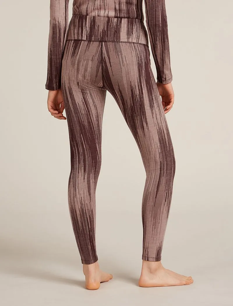 Icebreaker Merino 260 Tech Vertex High Rise Thermal Leggings Peak - Woman - Java/summit - Size S sold by Icebreaker product image thumbnail 2