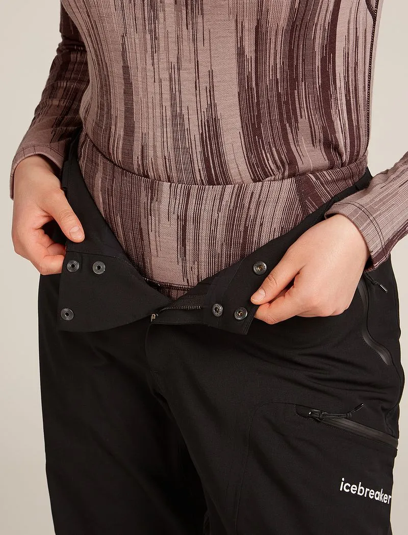 Icebreaker Merino 260 Tech Vertex High Rise Thermal Leggings Peak - Woman - Java/summit - Size S sold by Icebreaker product image thumbnail 4