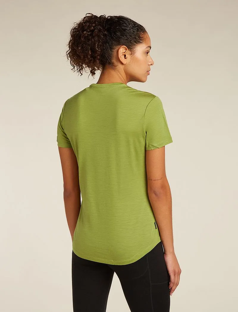 Icebreaker Merino Blend 125 Cool-Lite™ Sphere Short Sleeve T-Shirt - Woman - Olive - Size XL sold by Icebreaker product image thumbnail 2