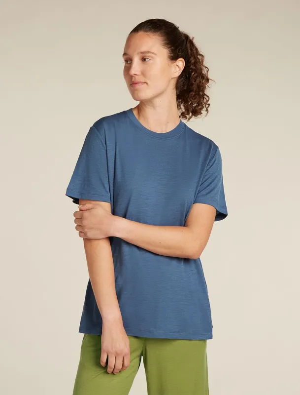 Icebreaker Merino 150 Tech Lite Short Sleeve Relaxed T-Shirt - Woman - Dawn - Size M sold by Icebreaker