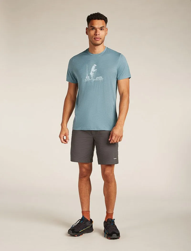 Icebreaker Merino 150 Tech Lite Short Sleeve T-Shirt Polar Paddle - Man - Blue Ash - Size XL sold by Icebreaker product image thumbnail 3