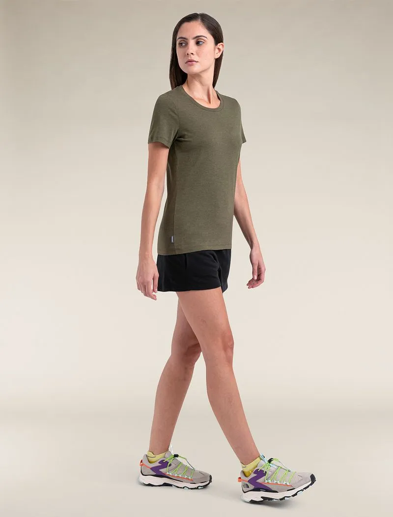 Icebreaker Central Classic Short Sleeve T-Shirt - Woman - Loden - Size S sold by Icebreaker product image thumbnail 3