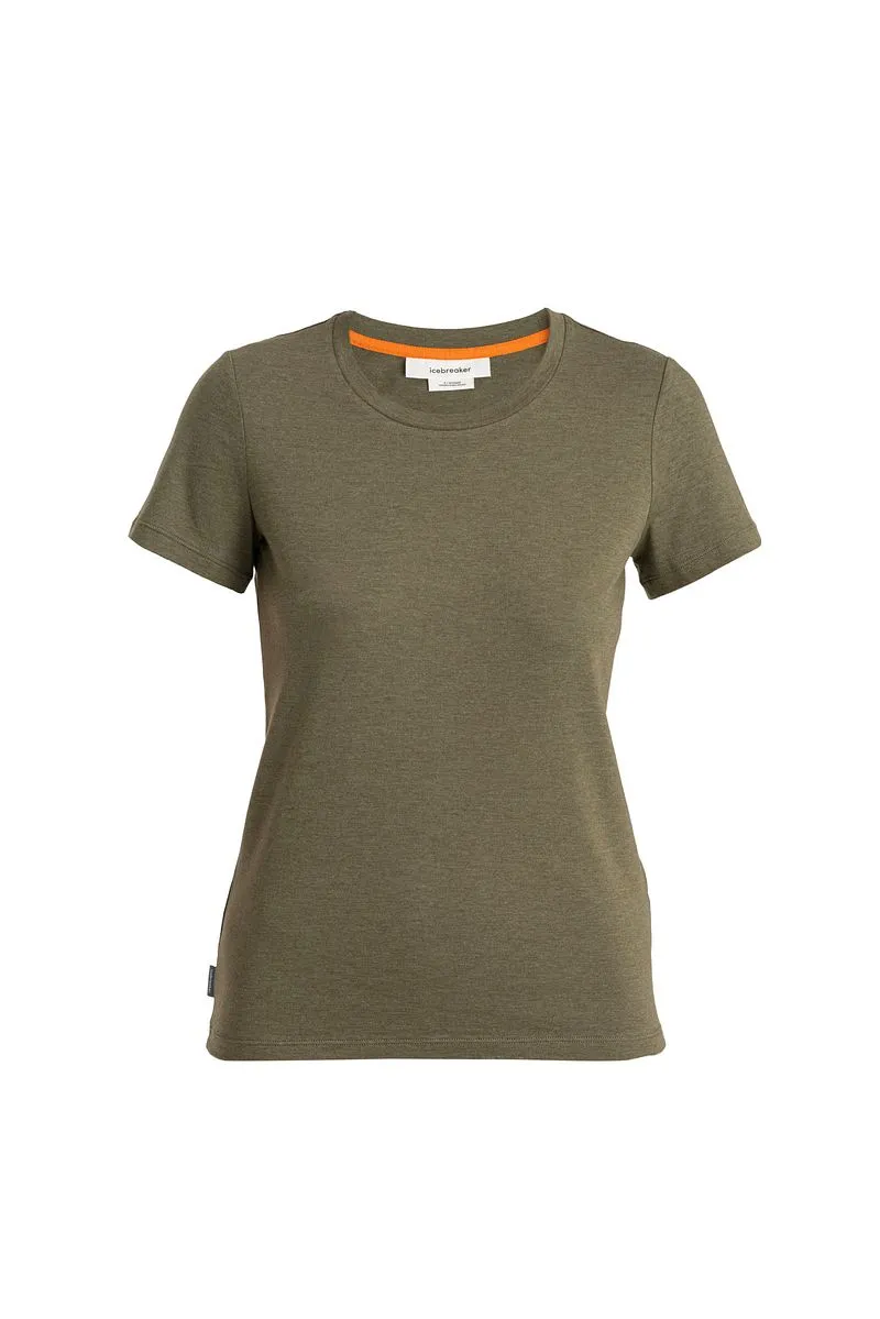 Icebreaker Central Classic Short Sleeve T-Shirt - Woman - Loden - Size S sold by Icebreaker product image thumbnail 4
