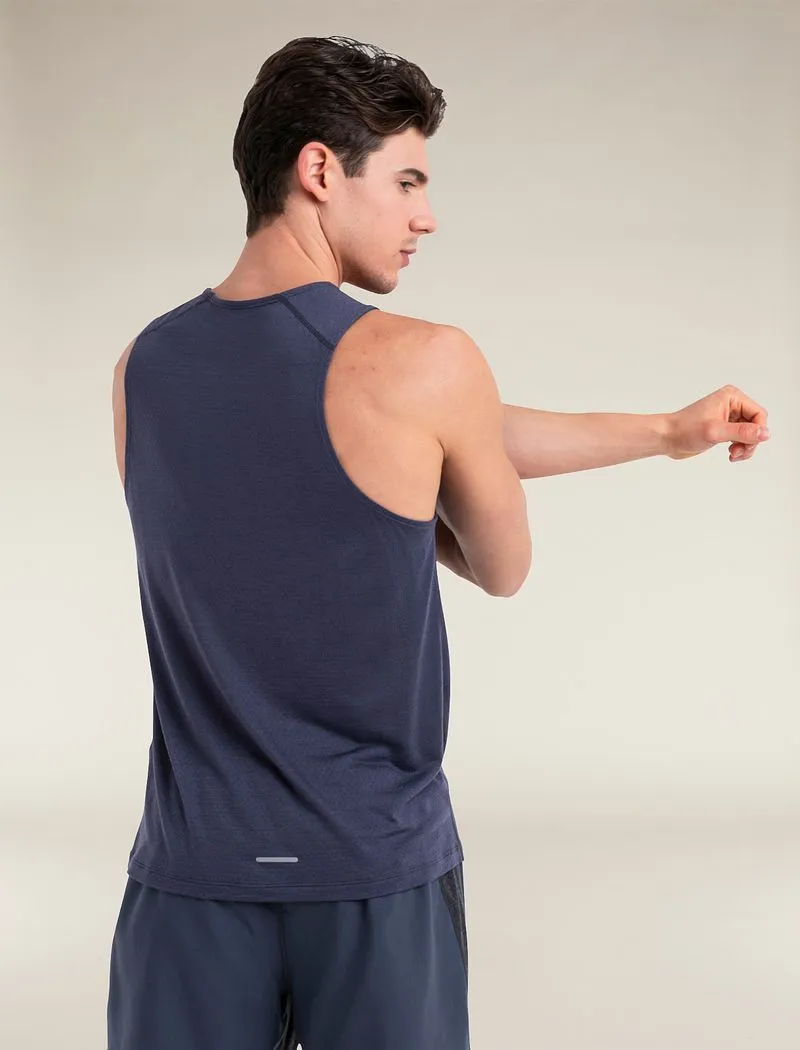 Icebreaker 125 Cool-Lite™ Merino Blend Speed Tank - Man - Graphite - Size XL sold by Icebreaker product image thumbnail 2