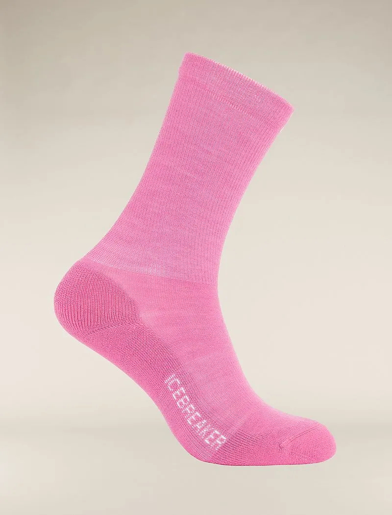 Icebreaker Merino Lifestyle Light Crew Socks - Woman - Pop/snow - Size S sold by Icebreaker product image thumbnail 2