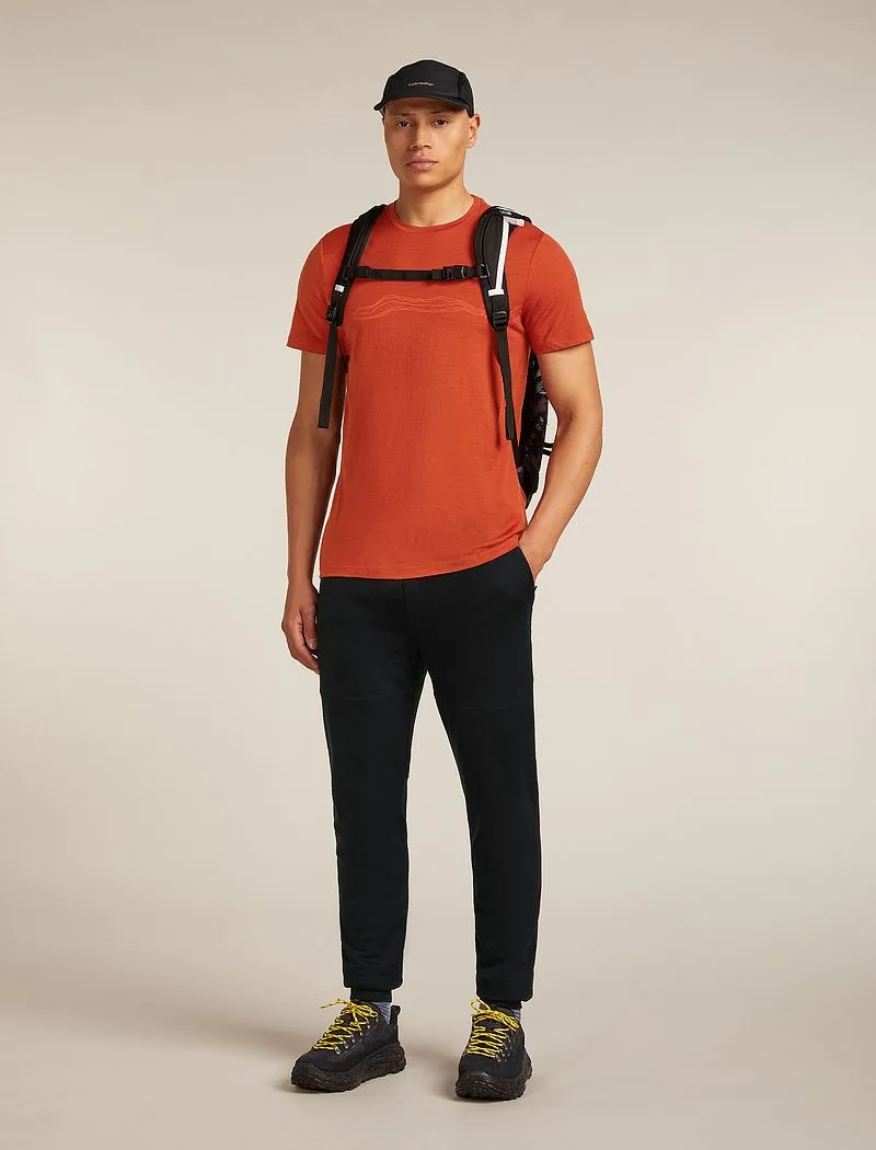 Icebreaker Merino 150 Tech Lite Short Sleeve T-Shirt Mountain Pulse - Man - Agate - Size XL sold by Icebreaker product image thumbnail 4