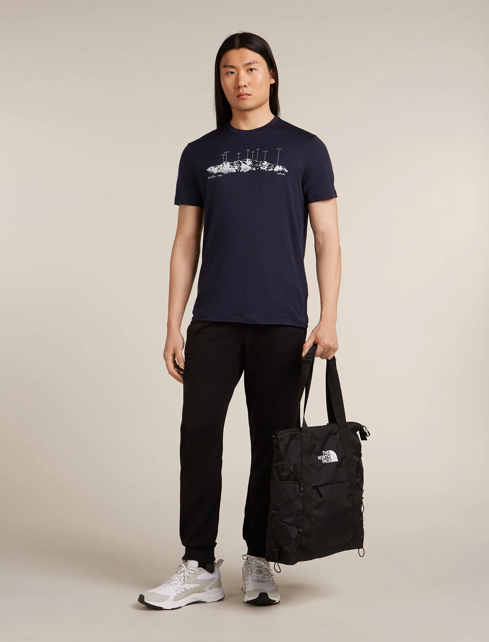 Men's Merino 150 Tech Lite Short Sleeve T-Shirt The Peaks sold by Icebreaker product image thumbnail 4