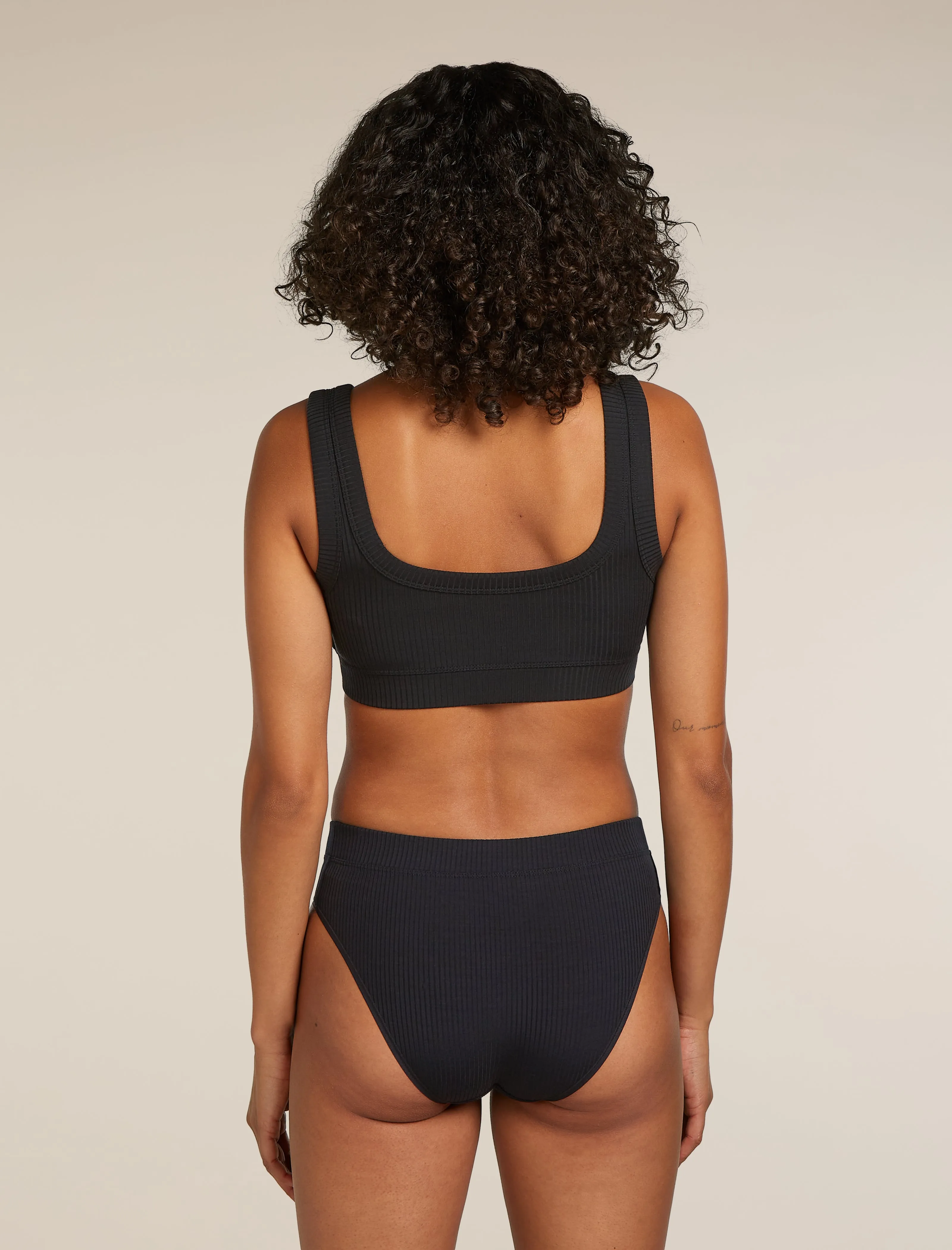 Women's Merino Blend Rib Lotus Bra sold by Icebreaker product image thumbnail 2