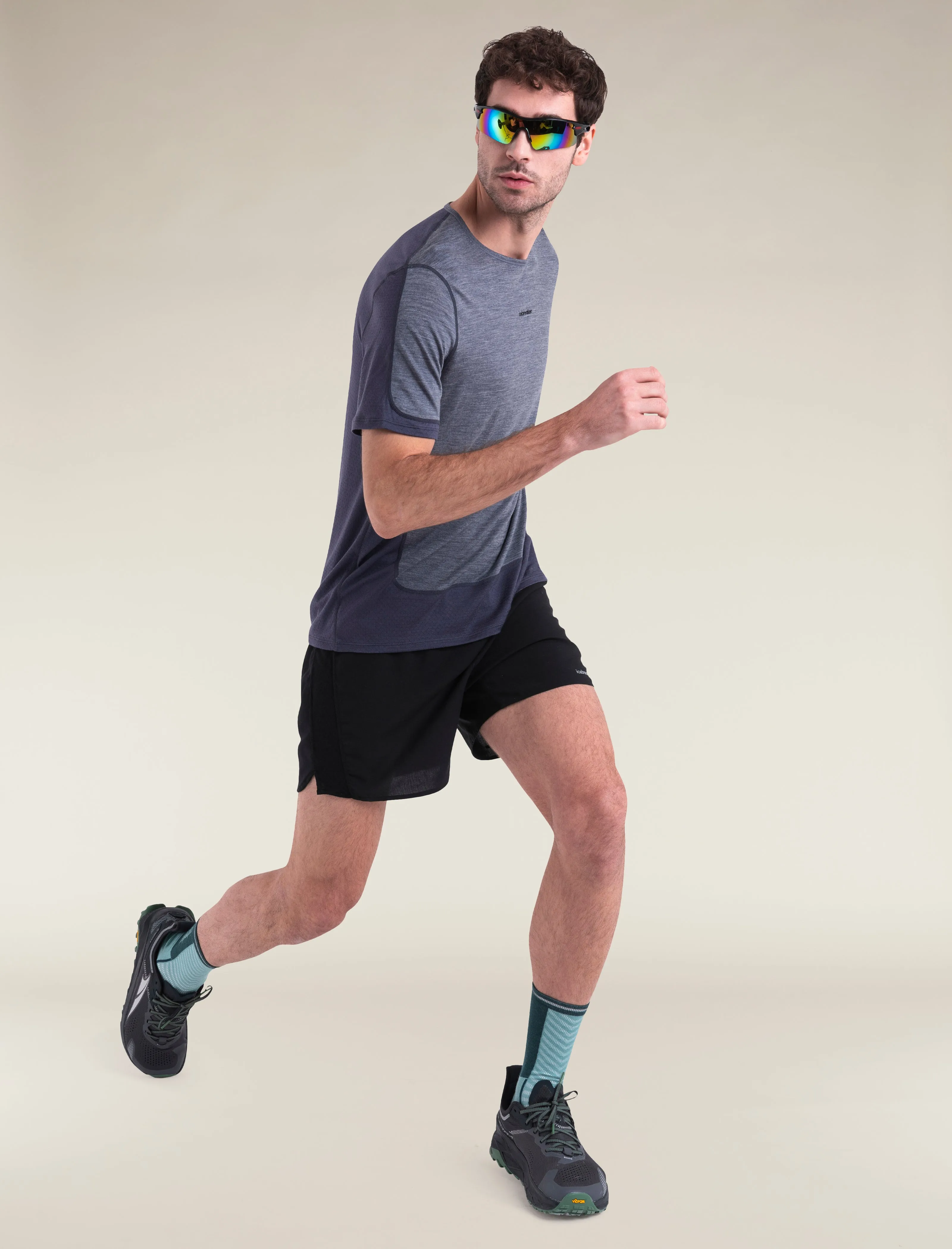 Men's Merino Blend 125 ZoneKnit™ Energy Wind Short Sleeve T-Shirt sold by Icebreaker product image thumbnail 5