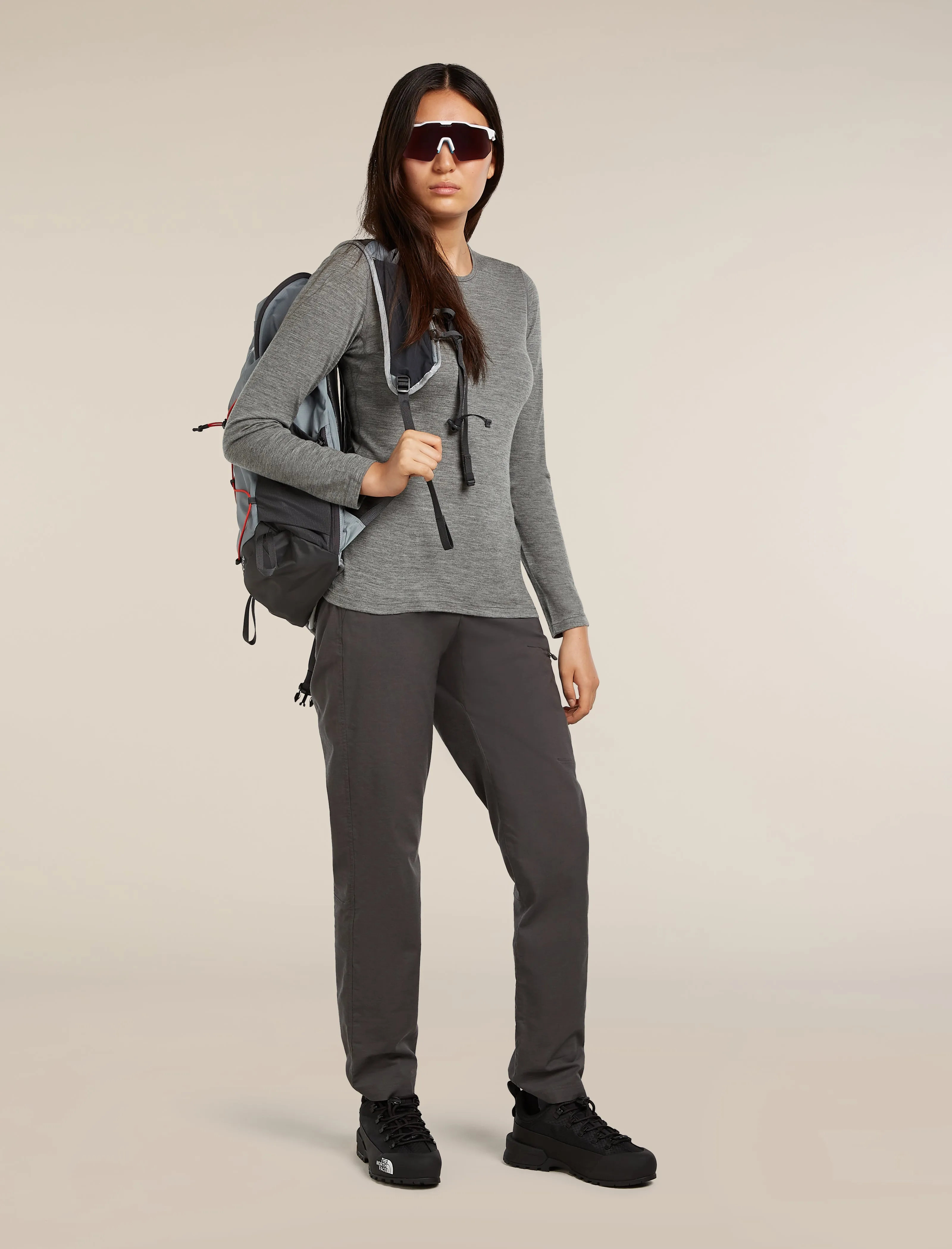 Women's Merino 200 Oasis Long Sleeve Crewe Thermal Top sold by Icebreaker product image thumbnail 4