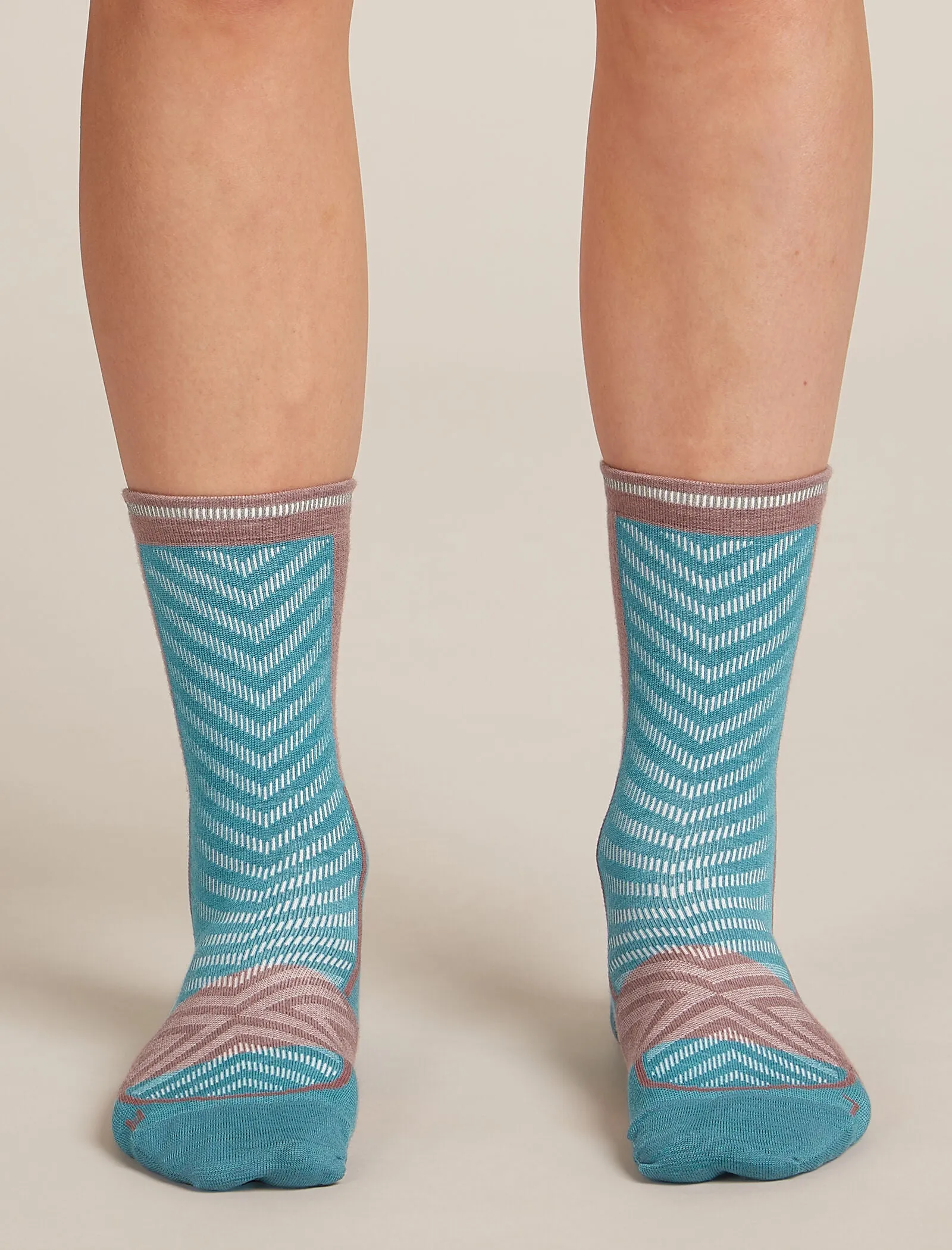 Women's Merino Blend Run+ Ultralight Crew Socks sold by Icebreaker product image thumbnail 3