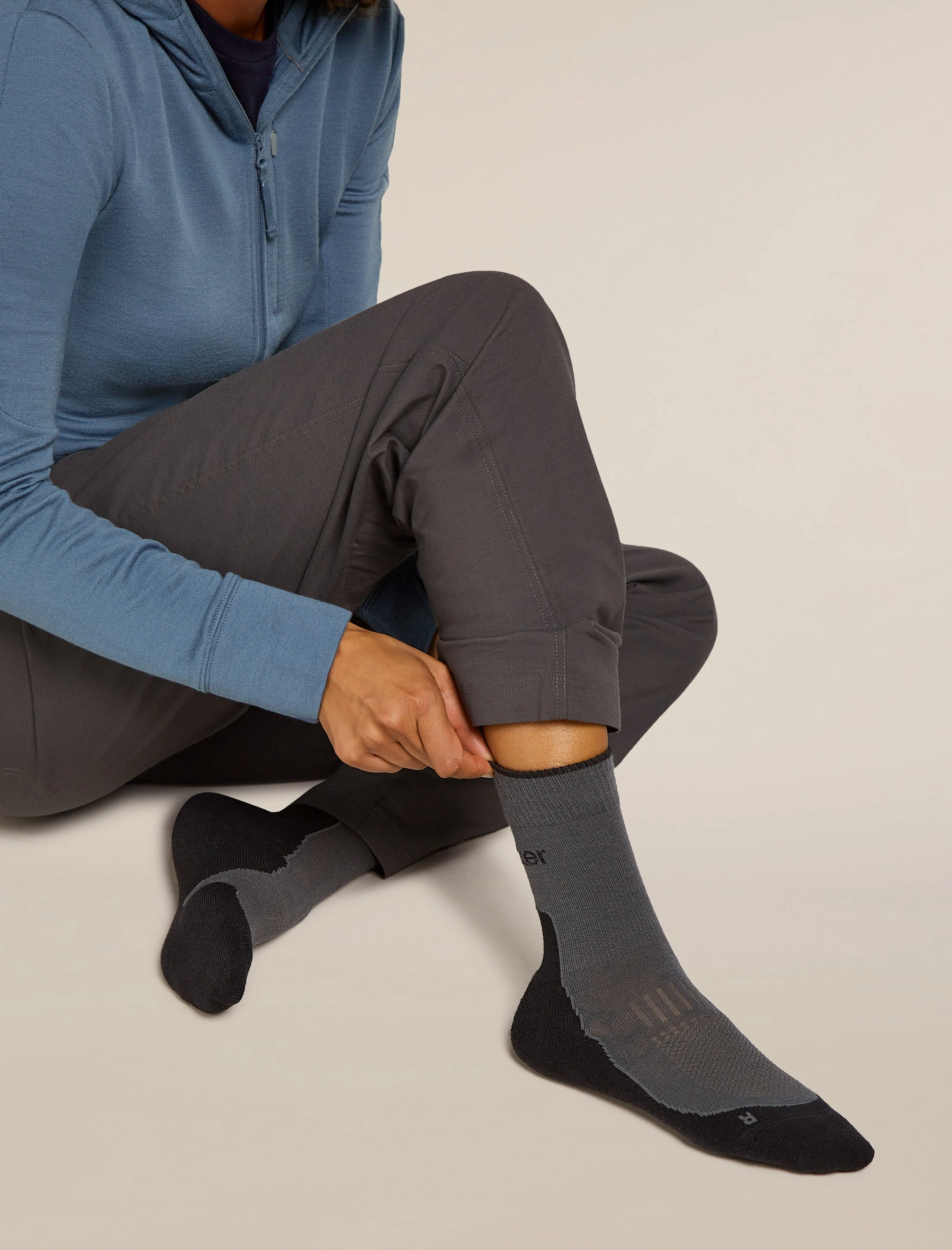Women's Merino Hike+ Light Crew Socks sold by Icebreaker product image thumbnail 2