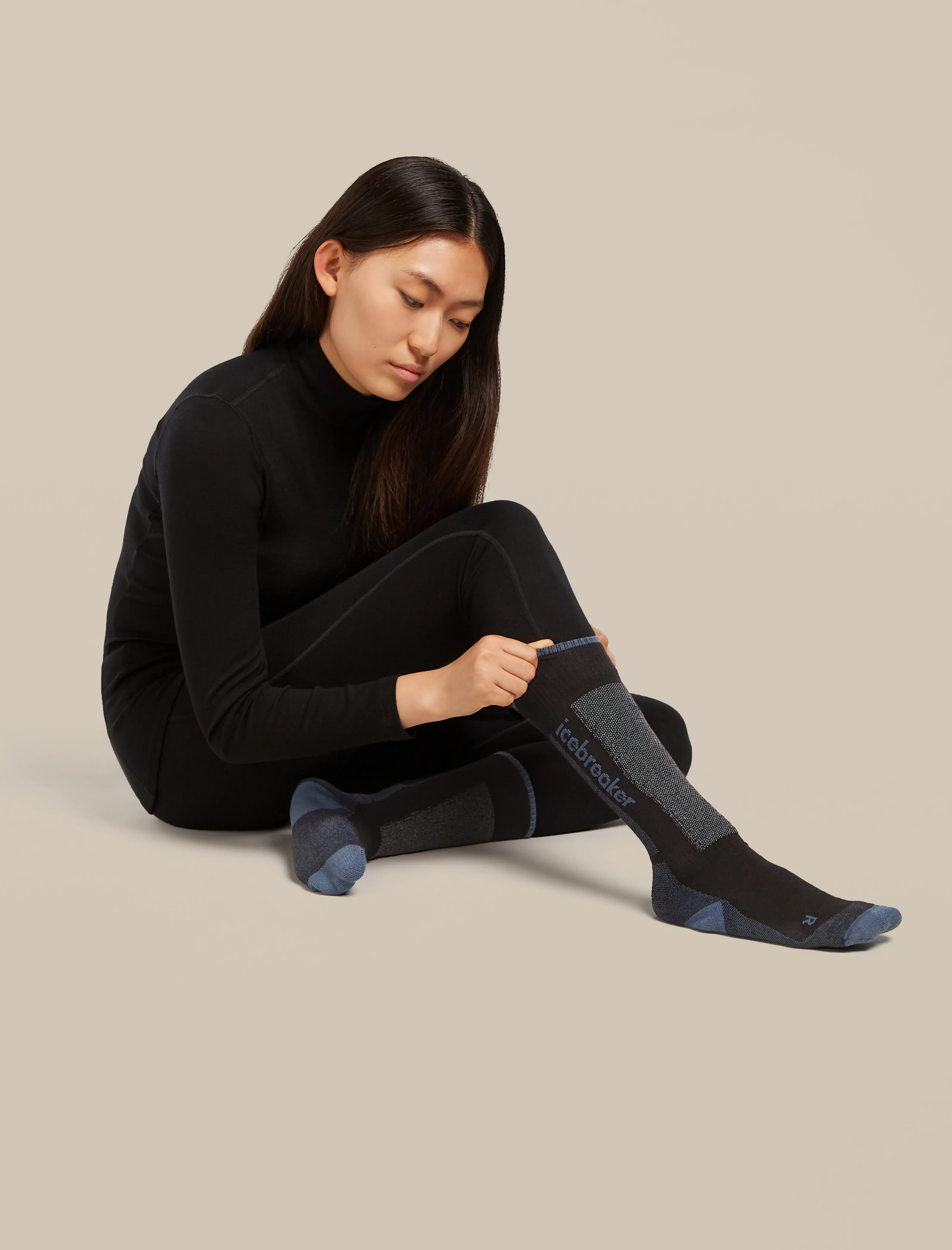 Women's Merino Ski+ Light Over The Calf Socks sold by Icebreaker product image thumbnail 2