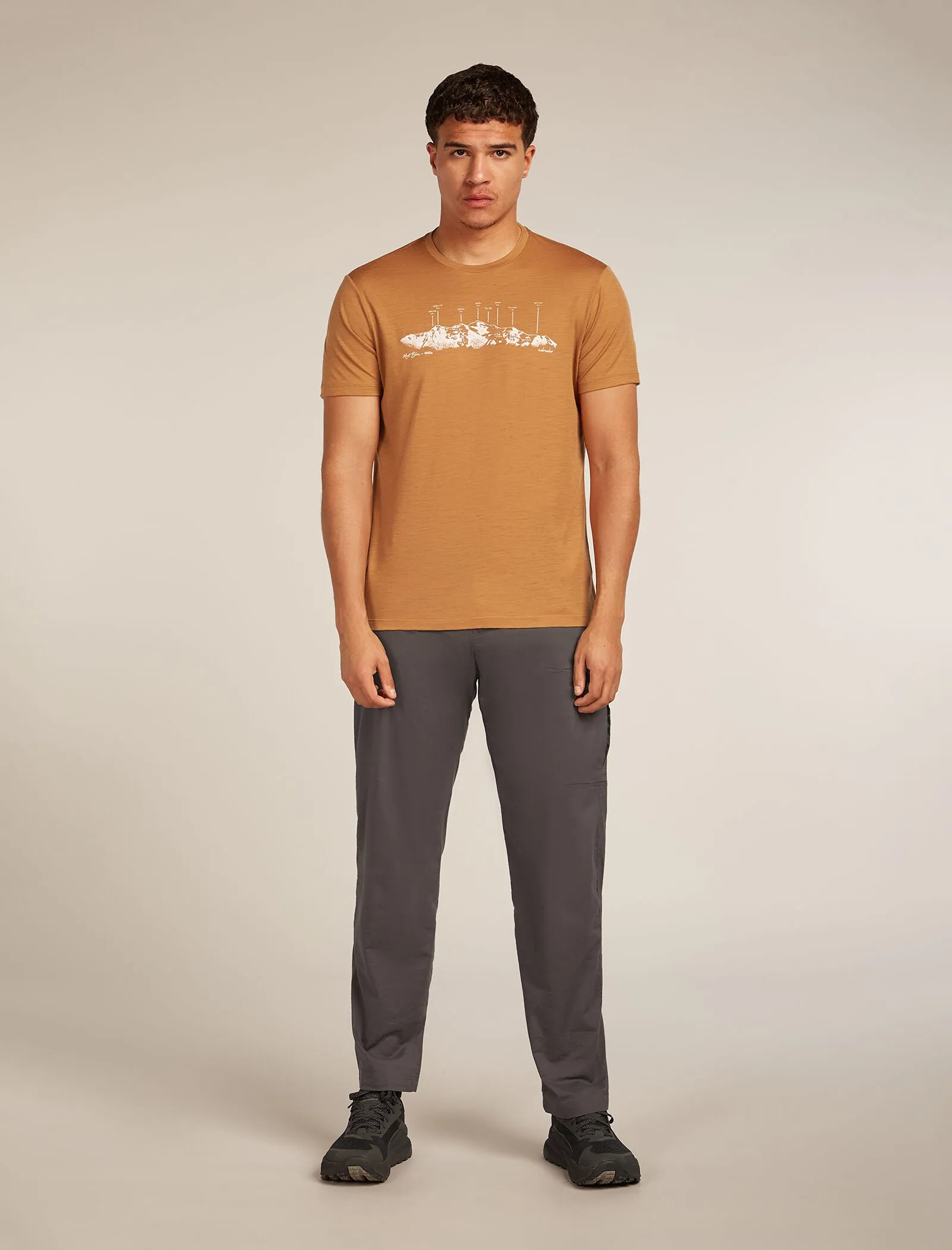 Men's Merino 150 Tech Lite Short Sleeve T-Shirt The Peaks sold by Icebreaker product image thumbnail 3
