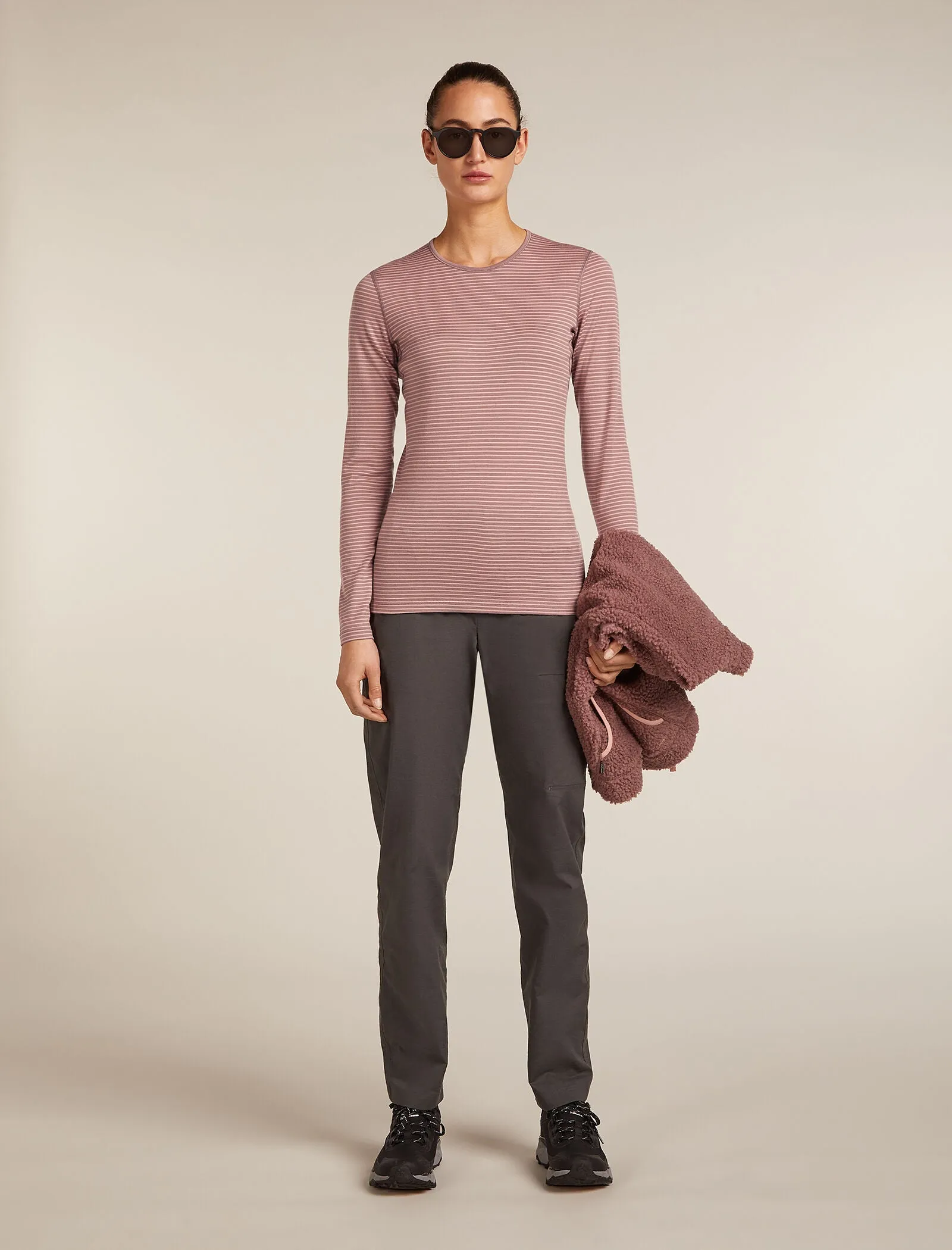 Women's Merino 200 Oasis Long Sleeve Crewe Thermal Top sold by Icebreaker product image thumbnail 4