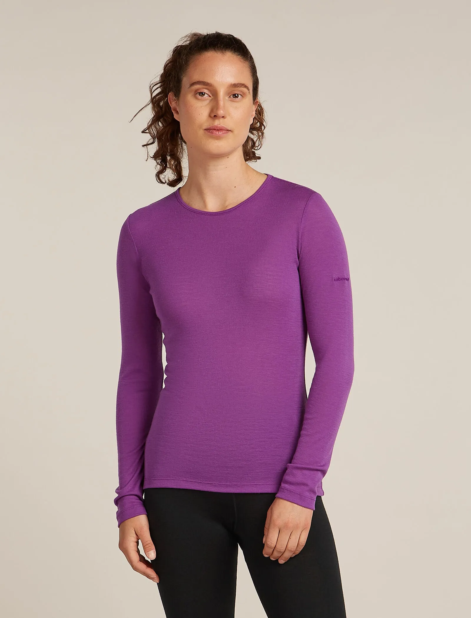 Women's Merino 175 Everyday Long Sleeve Crewe Thermal Top sold by Icebreaker