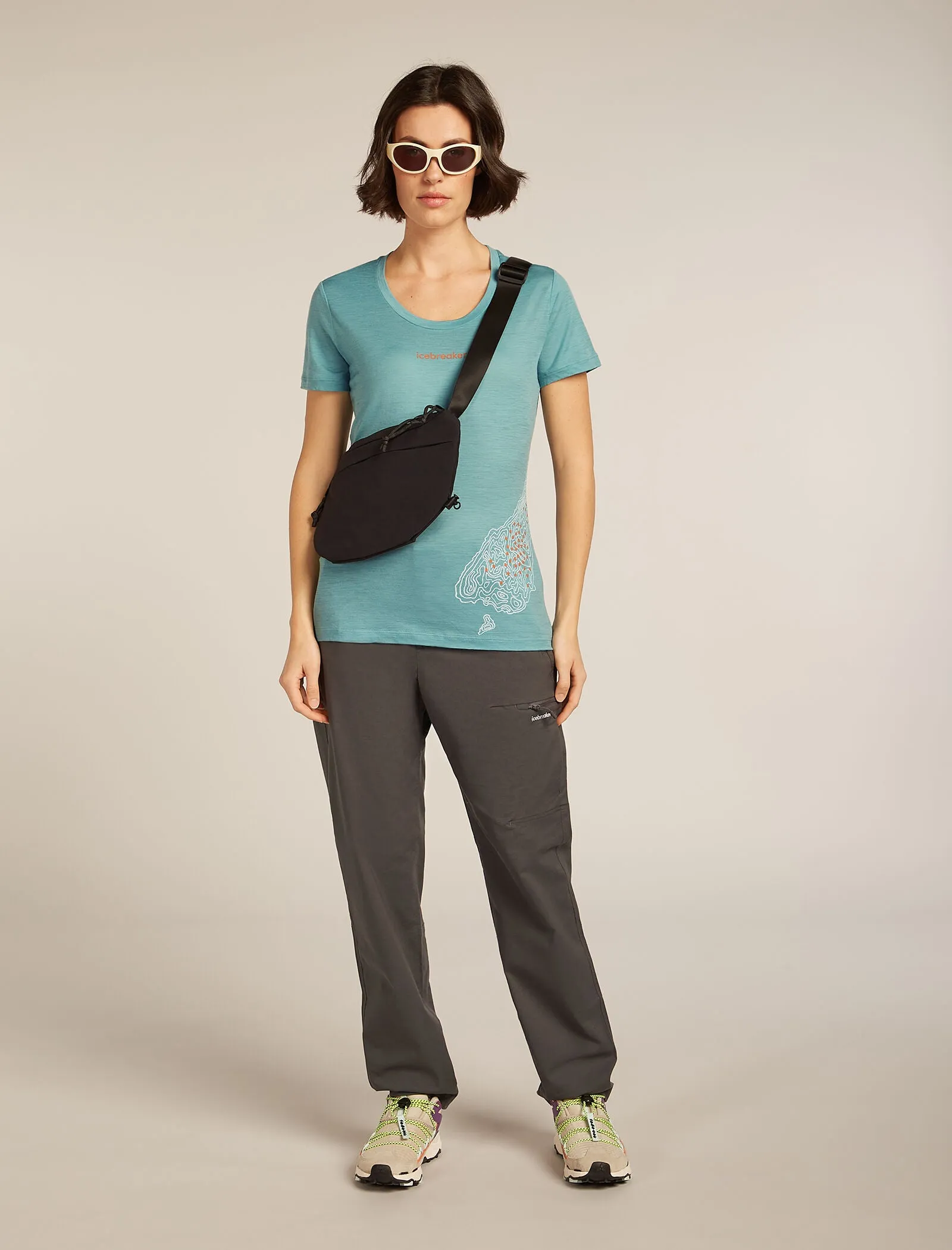 Women's Merino 150 Tech Lite Short Sleeve Scoop T-Shirt 30th Anniversary sold by Icebreaker product image thumbnail 4