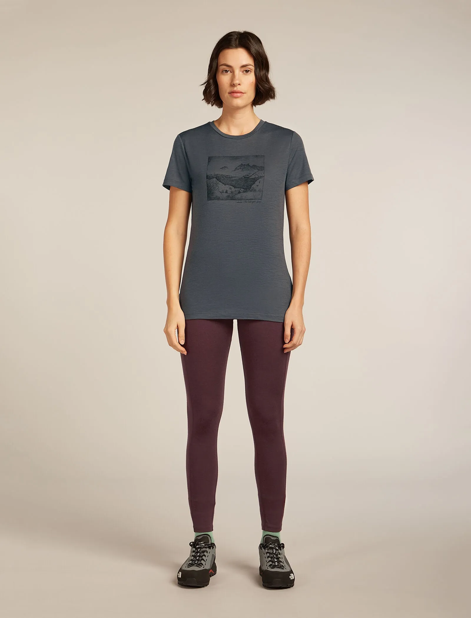 Women's Merino 150 Tech Lite Short Sleeve T-Shirt Terrain sold by Icebreaker product image thumbnail 3