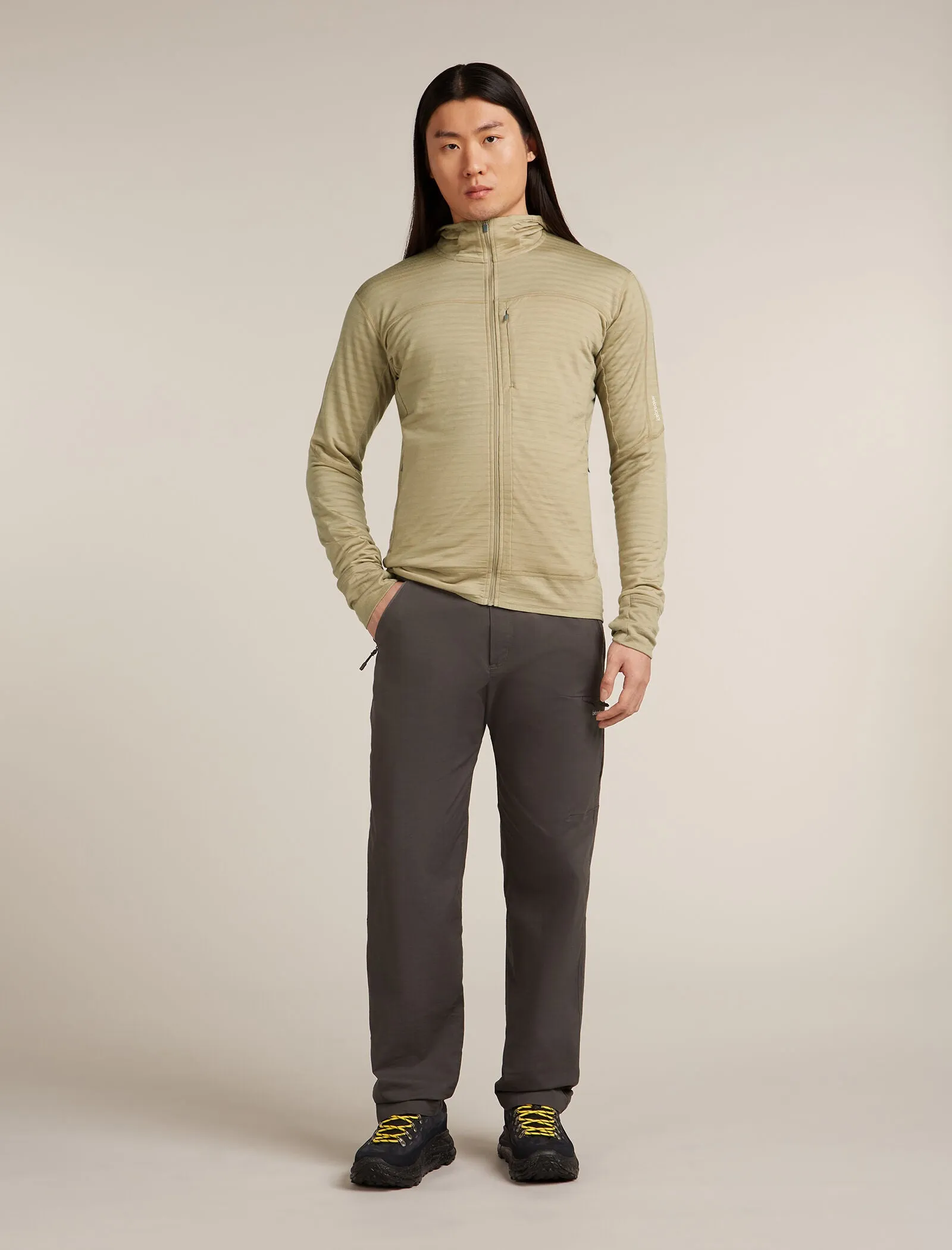 Men's Merino Blend 300 RealFleece™ Descender Long Sleeve Zip Hoodie sold by Icebreaker product image thumbnail 3