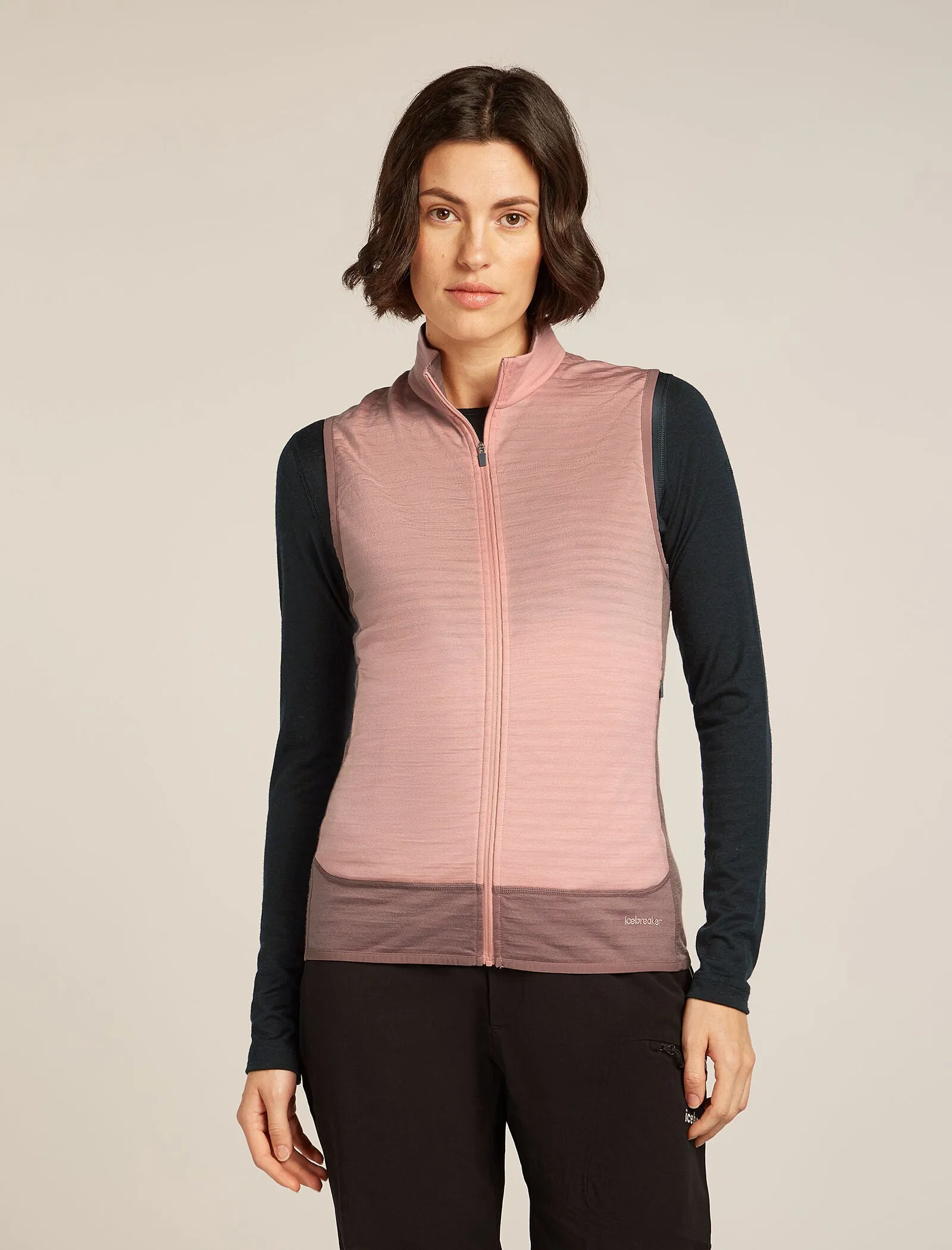 Women's Merino Blend 300 RealFleece™ Descender Vest sold by Icebreaker