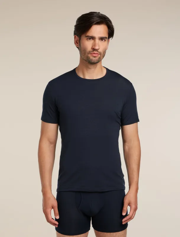 Men's Merino 150 Anatomica Short Sleeve Crewe Top sold by Icebreaker