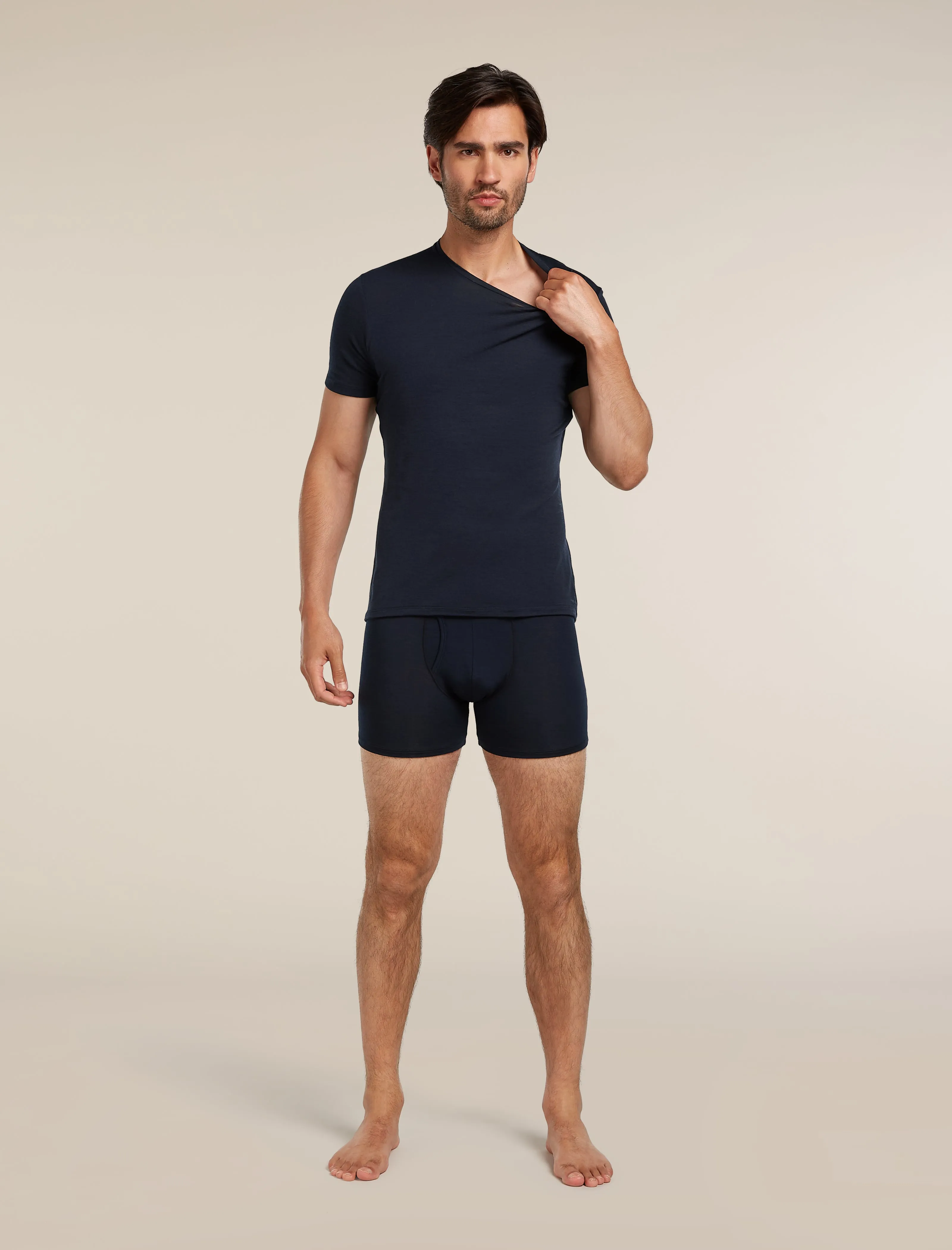Men's Merino 150 Anatomica Short Sleeve Crewe Top sold by Icebreaker product image thumbnail 5