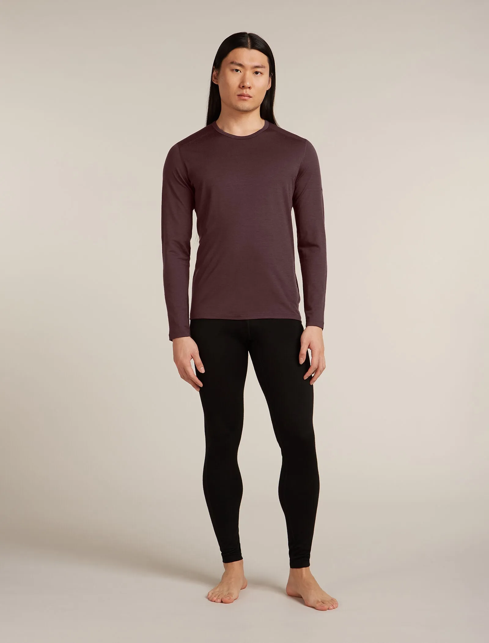 Men's Merino 200 Oasis Long Sleeve Crewe Thermal Top sold by Icebreaker product image thumbnail 3