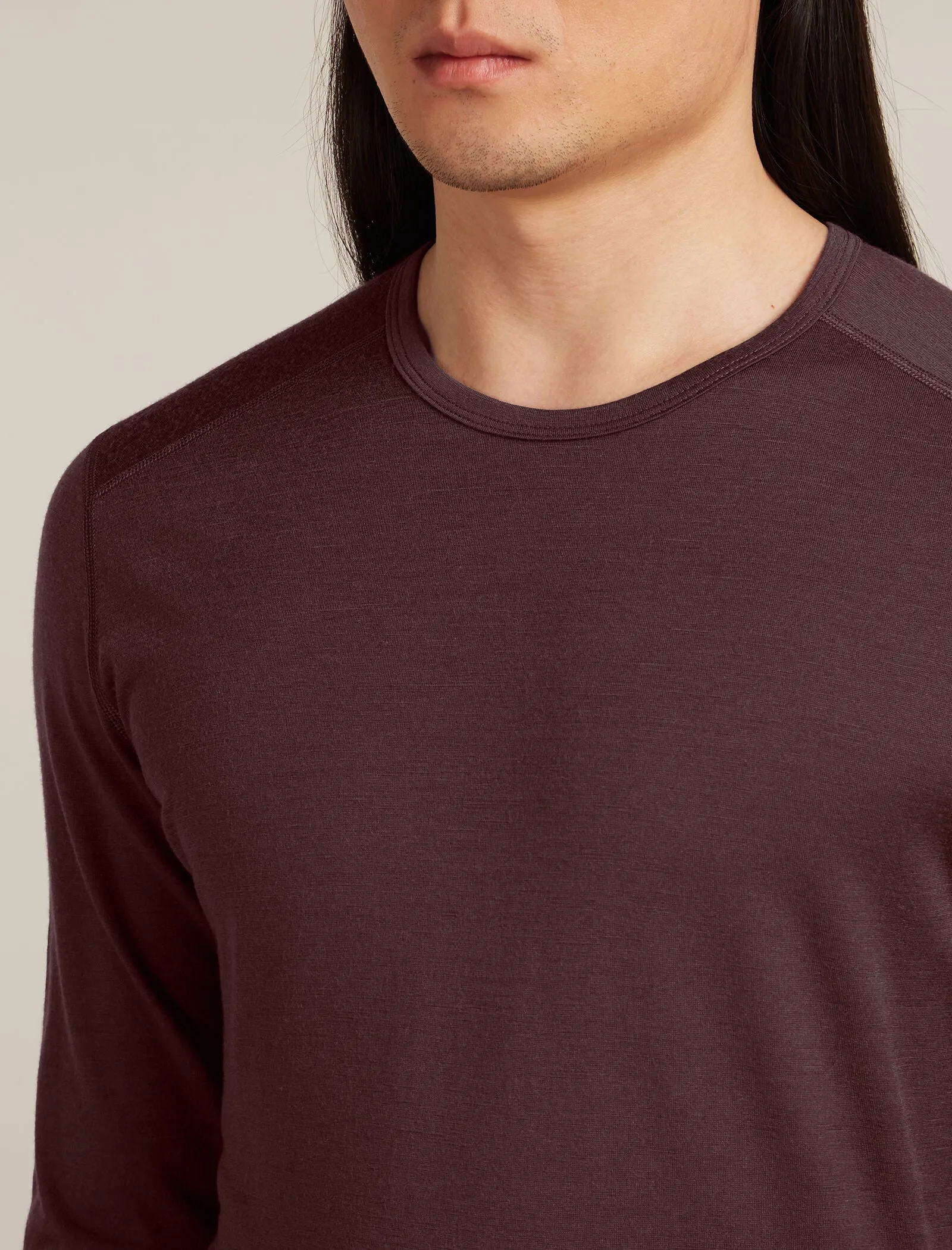 Men's Merino 200 Oasis Long Sleeve Crewe Thermal Top sold by Icebreaker product image thumbnail 5