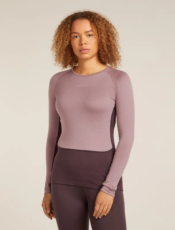 Women's Merino 260 ZoneKnit™ Long Sleeve Crewe Thermal Top sold by Icebreaker