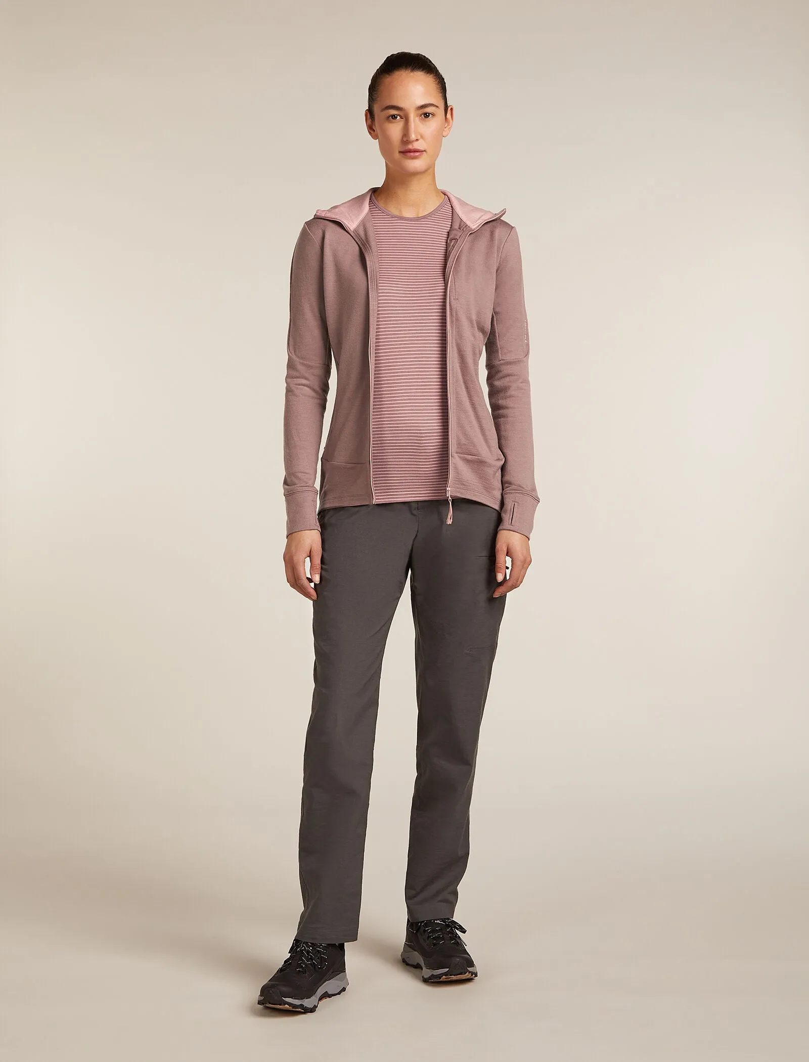 Women's Merino 260 Quantum Long Sleeve Zip Hoodie sold by Icebreaker product image thumbnail 3