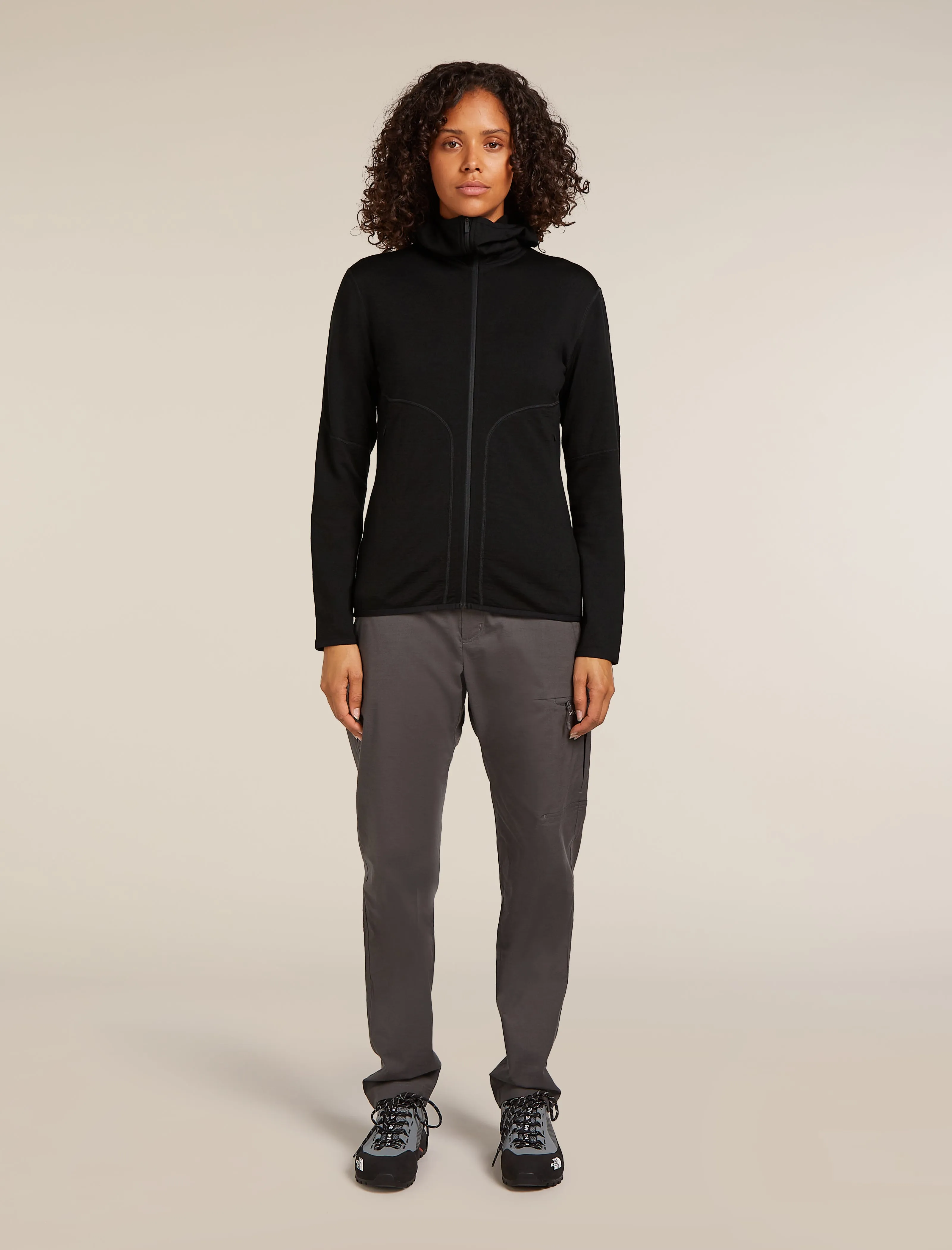 Women's Merino 560 Realfleece™ Elemental Long Sleeve Zip Hoodie sold by Icebreaker product image thumbnail 3