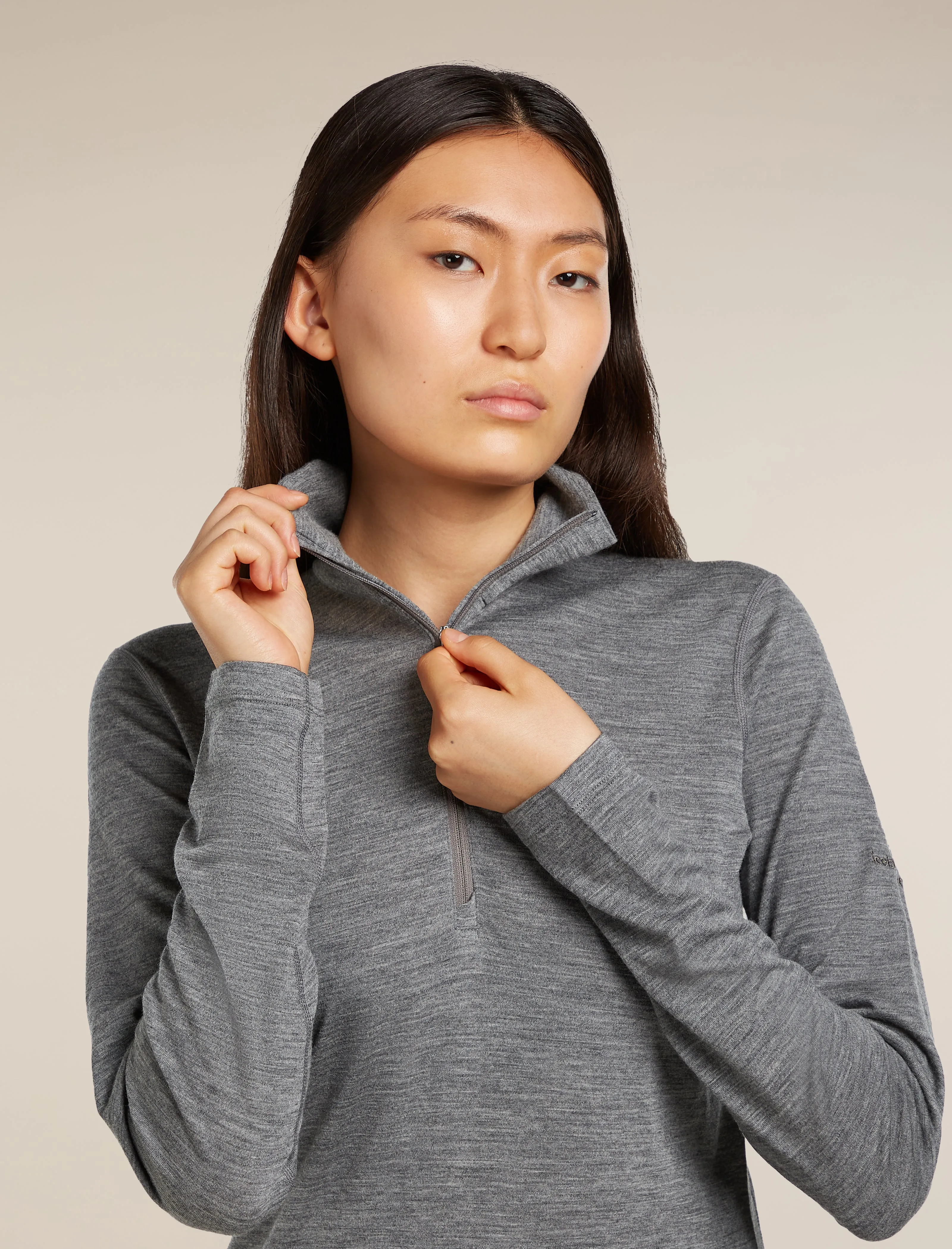 Women's Merino 200 Oasis Long Sleeve Half Zip Thermal Top sold by Icebreaker product image thumbnail 5