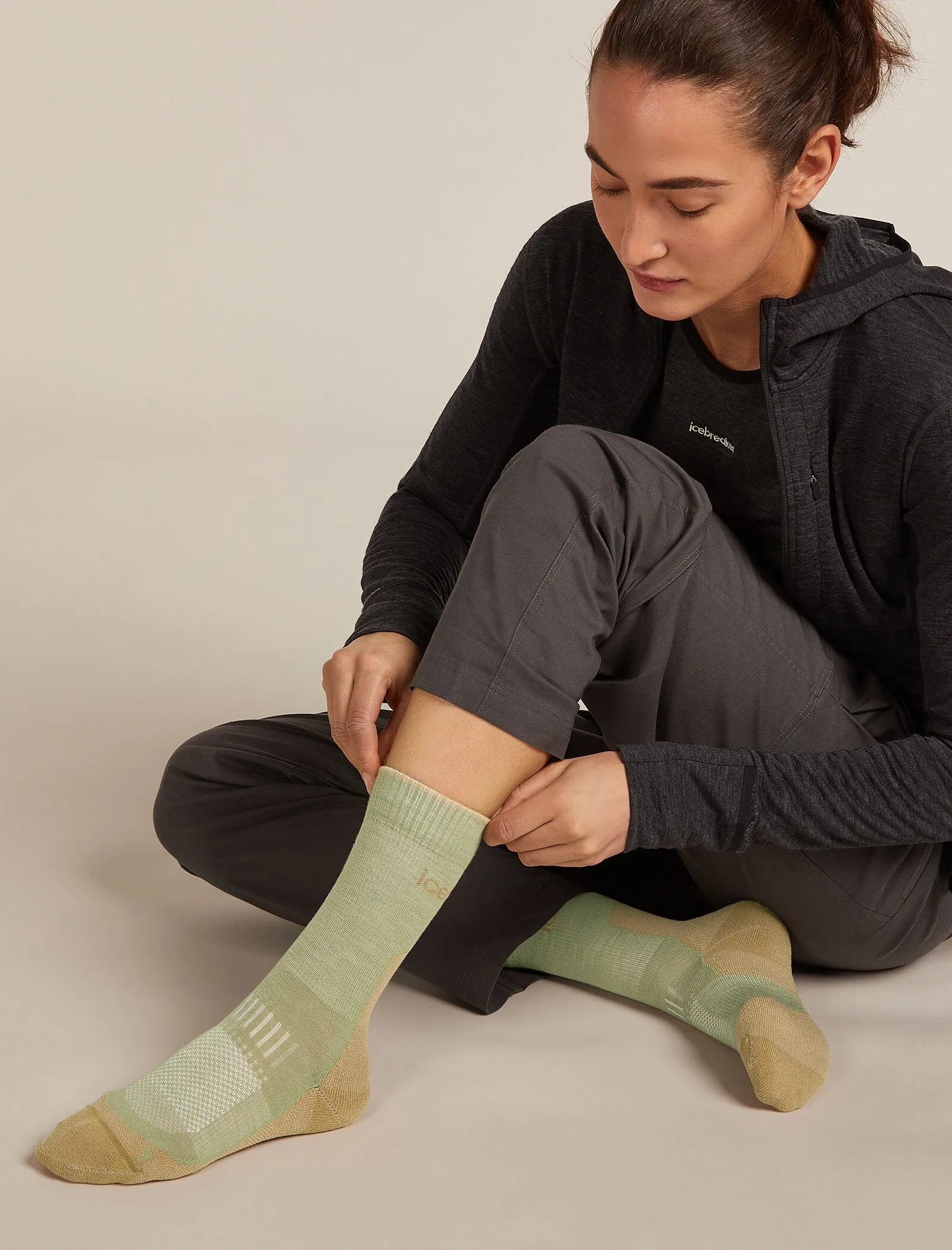 Women's Merino Hike+ Light Crew Socks sold by Icebreaker product image thumbnail 2