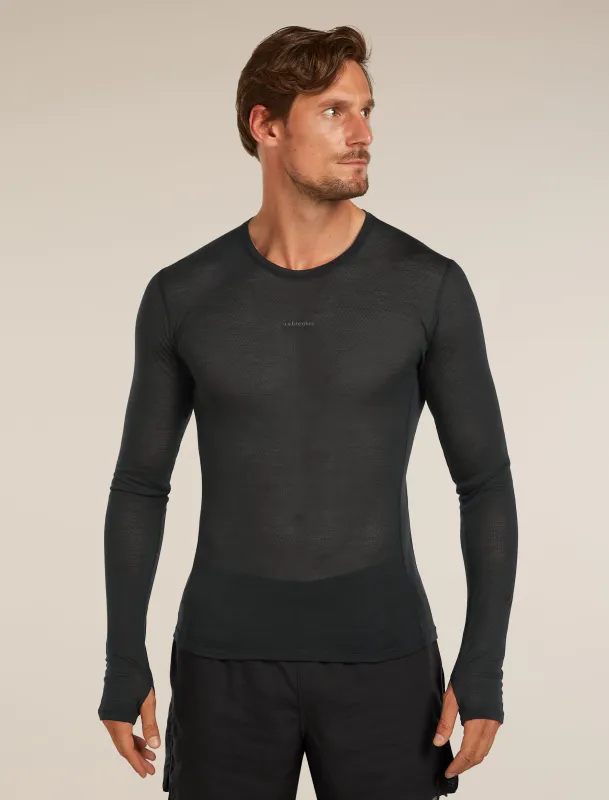 Merino Blend 75 Cool-Lite™ Featherlight™ Long Sleeve Crewe Thermal Top sold by Icebreaker