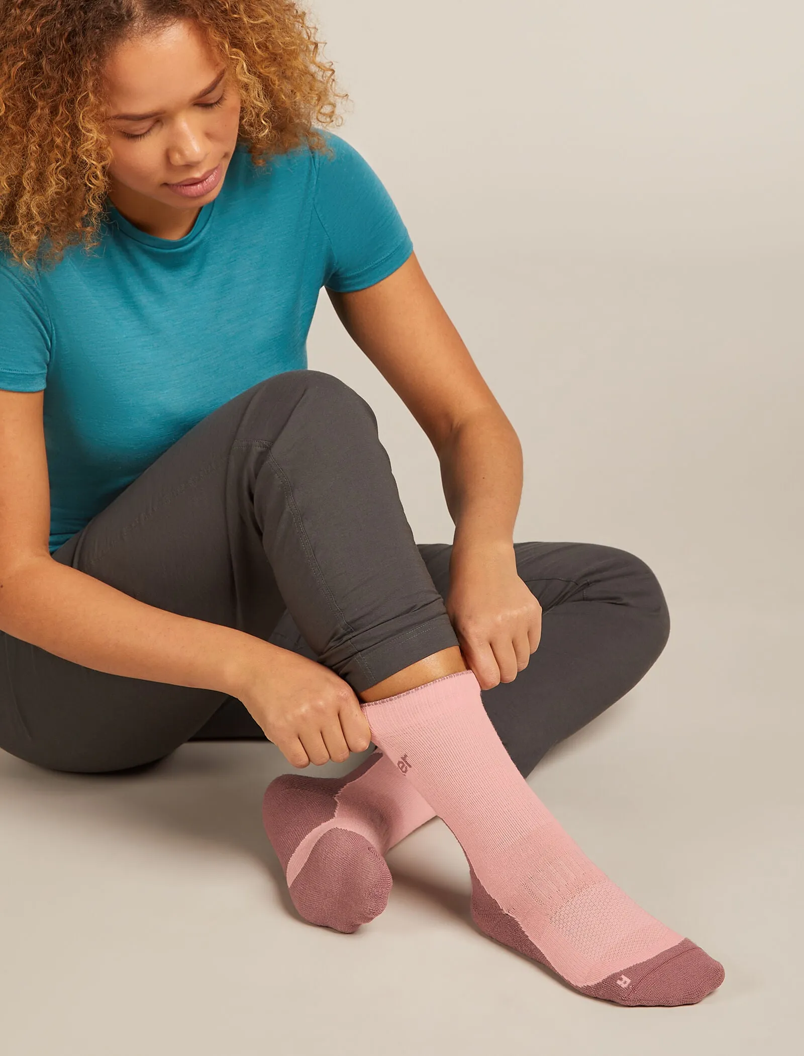 Women's Merino Hike+ Light Crew Socks sold by Icebreaker product image thumbnail 2