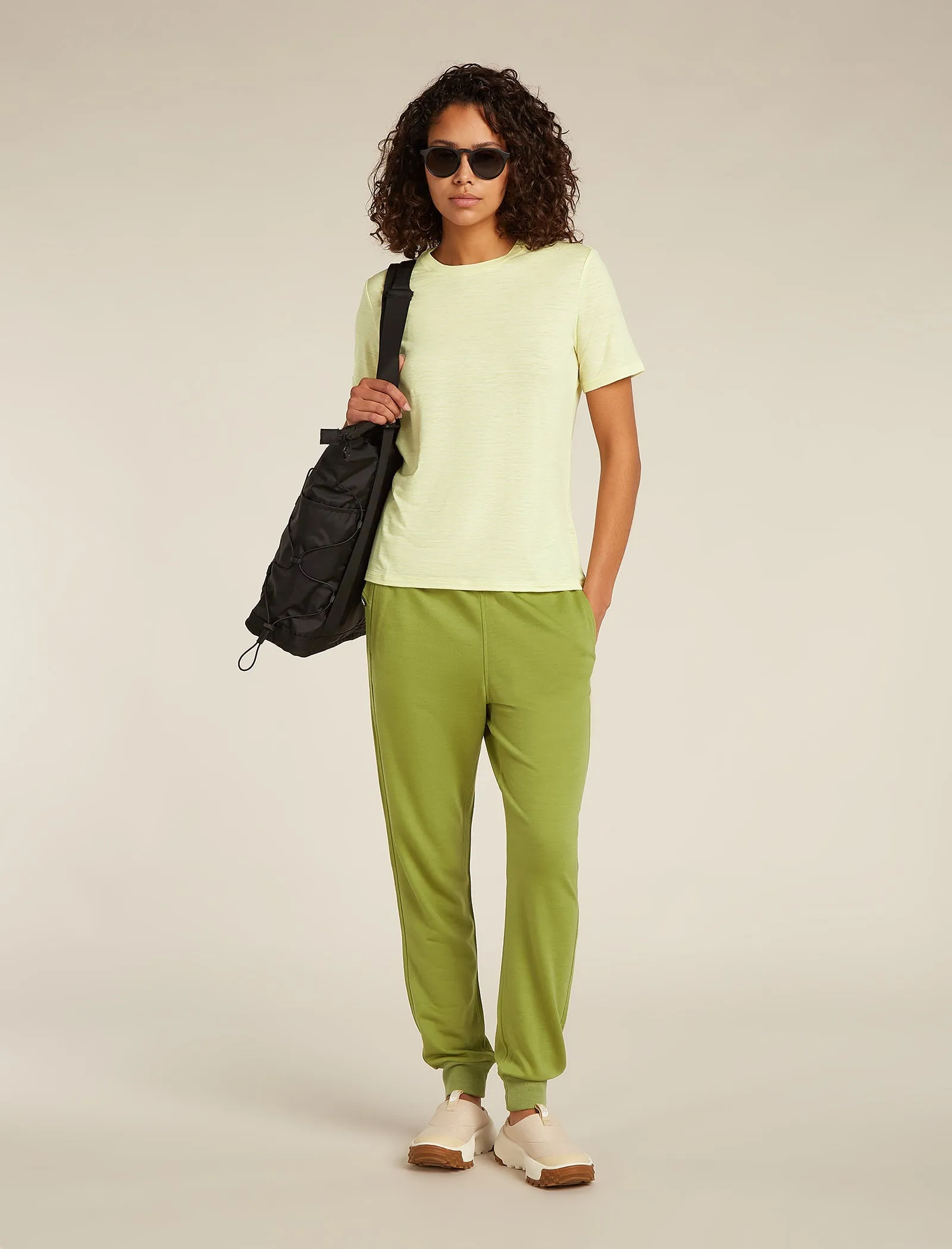 Women's Merino Linen T-Shirt Stripe sold by Icebreaker product image thumbnail 4