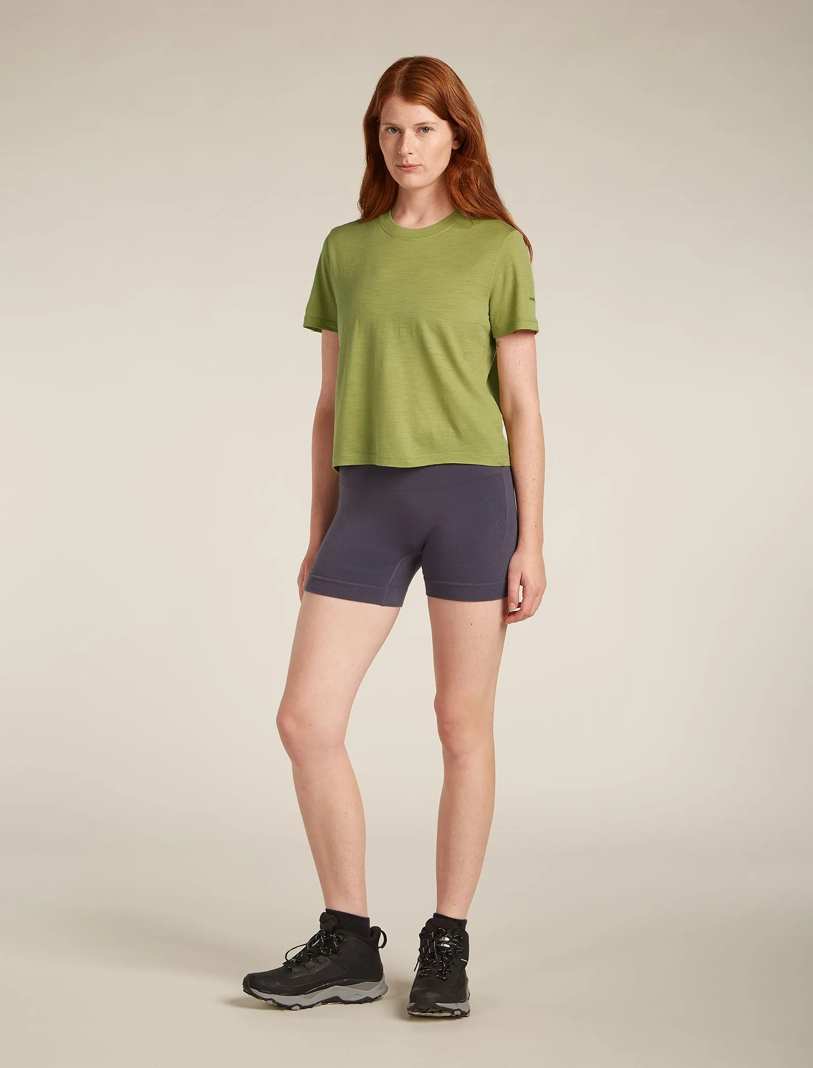 Women's Merino 150 Tech Lite Short Sleeve Crop T-Shirt sold by Icebreaker product image thumbnail 3