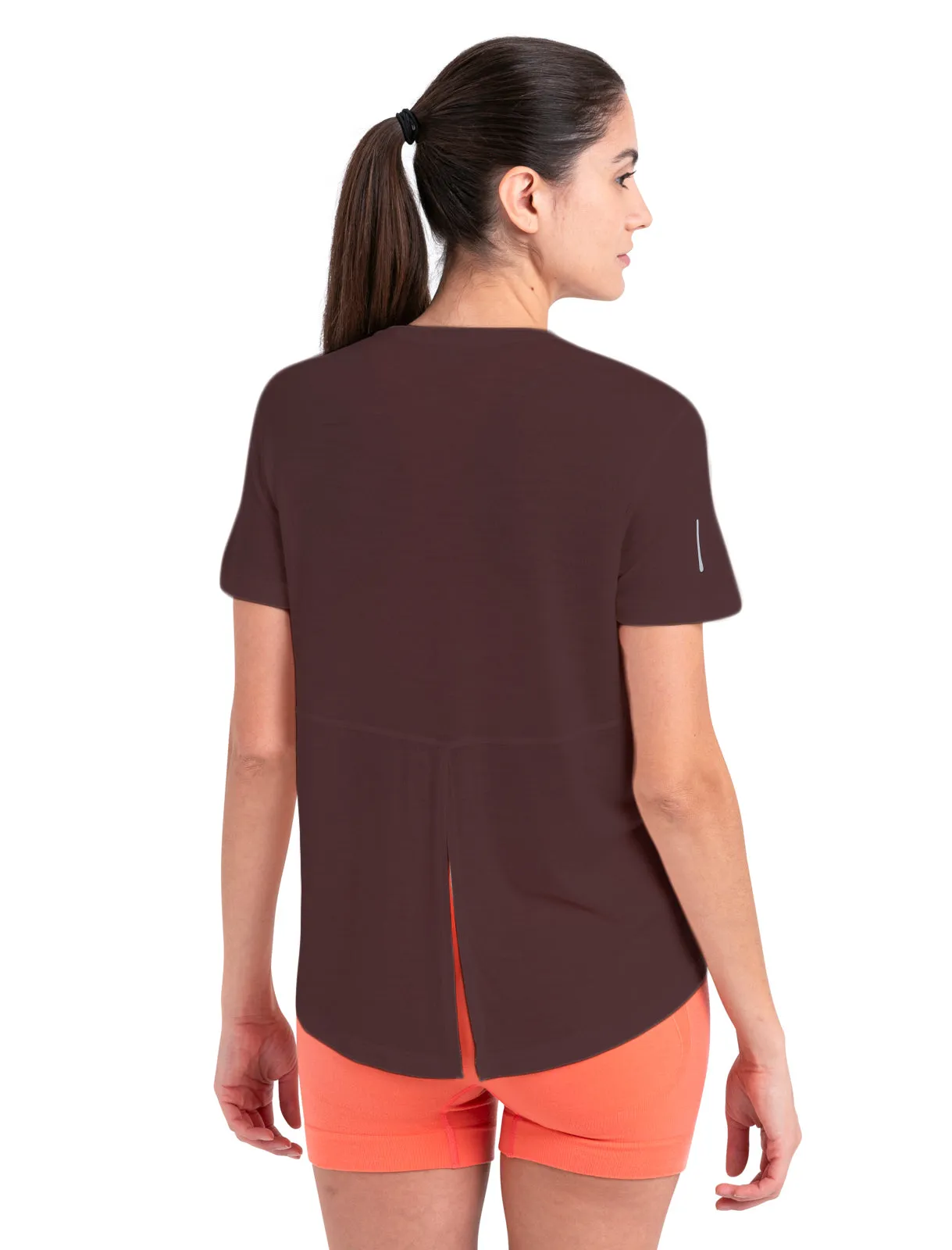Women's Merino Blend 125 Cool-Lite™ Speed Short Sleeve Slit Back T-Shirt sold by Icebreaker product image thumbnail 2
