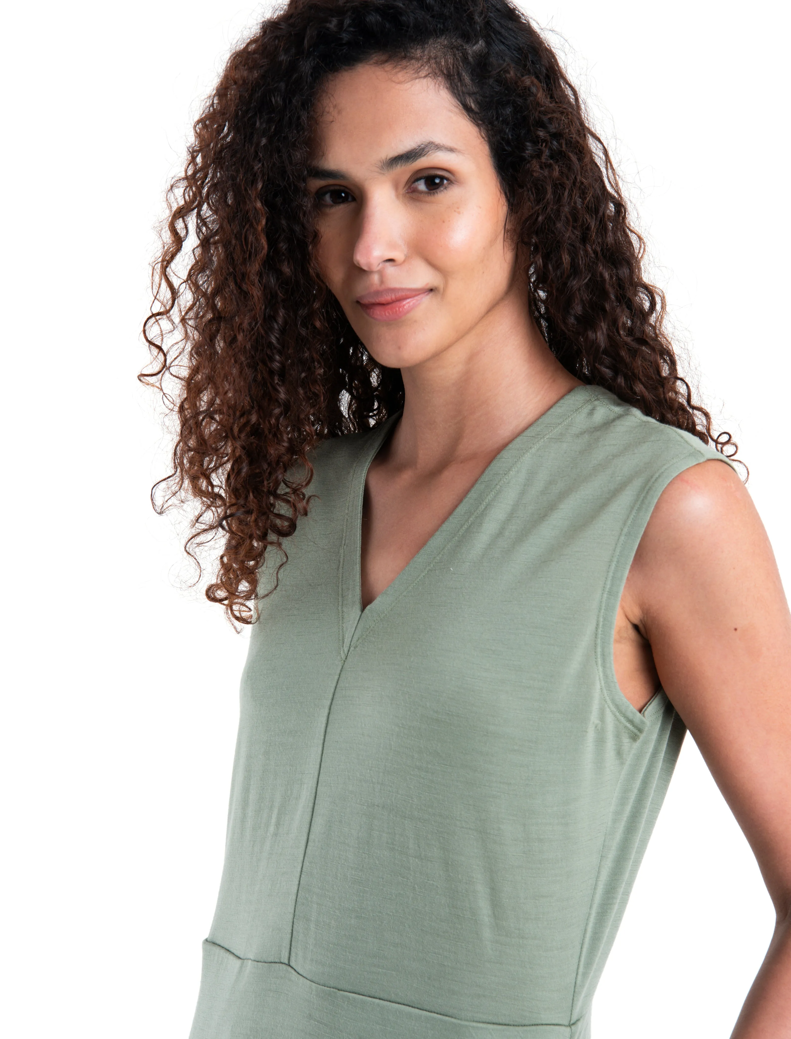 Women's Merino 200 Granary Sleeveless V Neck Dress sold by Icebreaker product image thumbnail 5