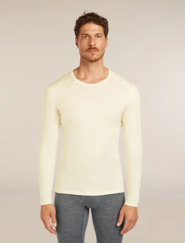 Men's Merino 200 Oasis Long Sleeve Crewe Thermal Top sold by Icebreaker