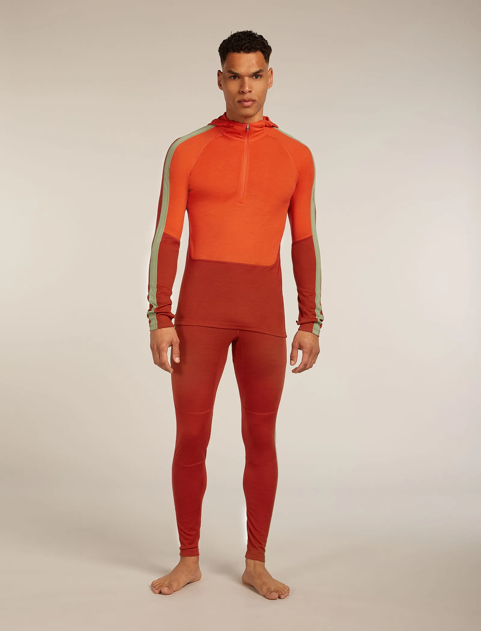 Men's Merino 200 Oasis+ Long Sleeve Half Zip Thermal Hoodie sold by Icebreaker product image thumbnail 3