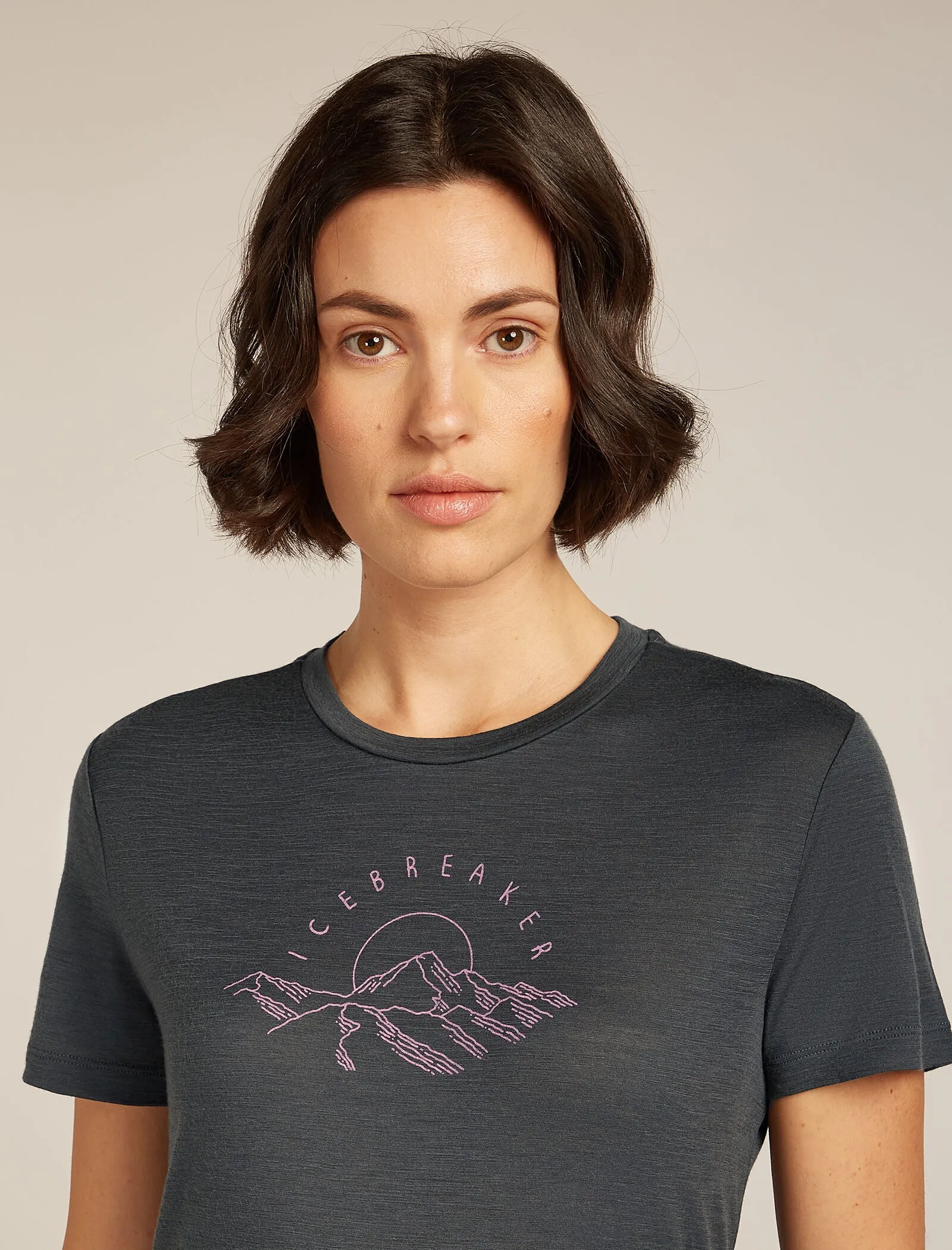 Women's Merino 150 Tech Lite Short Sleeve T-Shirt Sunrise Summit sold by Icebreaker product image thumbnail 5