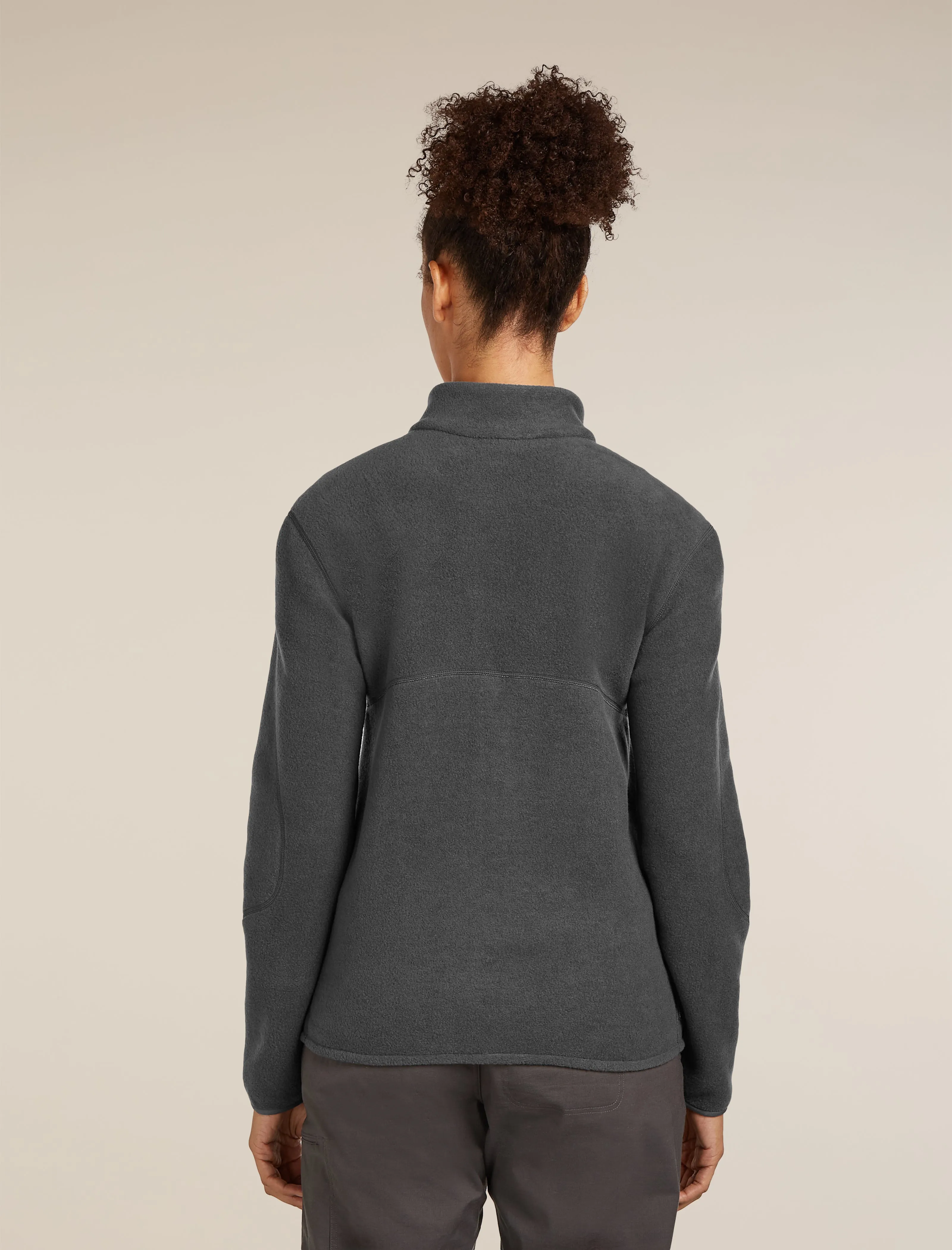 Women's Merino Blend 800 RealFleece™ Classic Pile Long Sleeve Zip Jacket sold by Icebreaker product image thumbnail 2