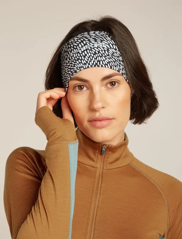 Unisex Merino 200 Oasis Headband Flock Forms sold by Icebreaker